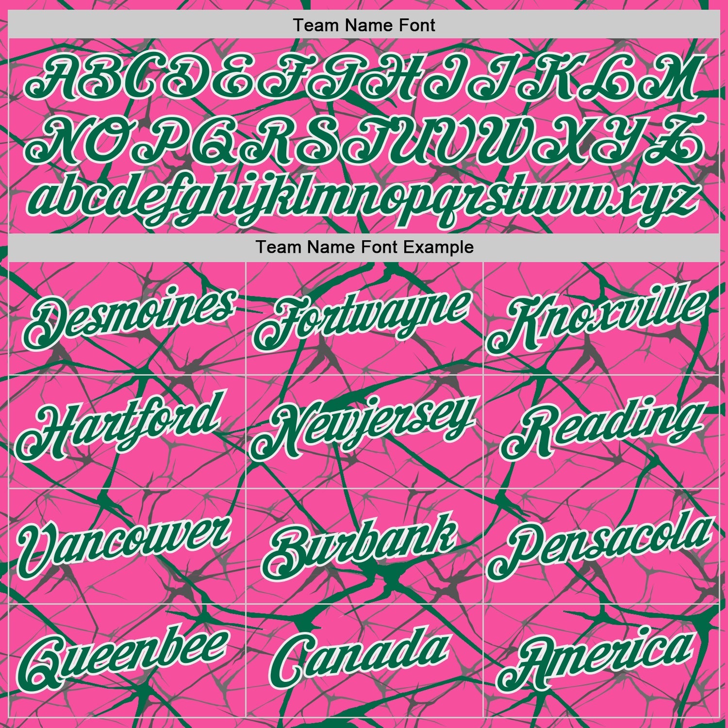Custom Pink Kelly Green Gray-White Abstract Network Crackle Performance T-Shirt view 3
