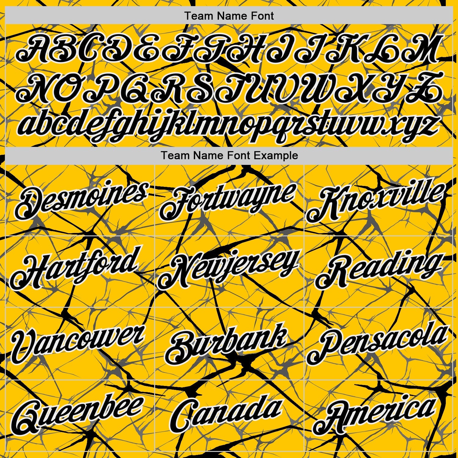 Custom Yellow Black Gray-White Abstract Network Crackle Performance T-Shirt view 3