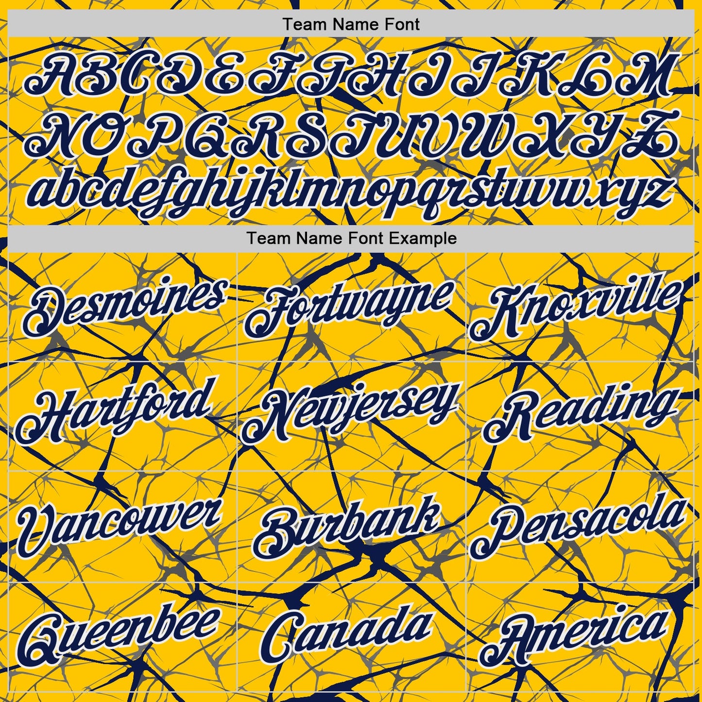 Custom Yellow Navy Gray-White Abstract Network Crackle Performance T-Shirt view 3