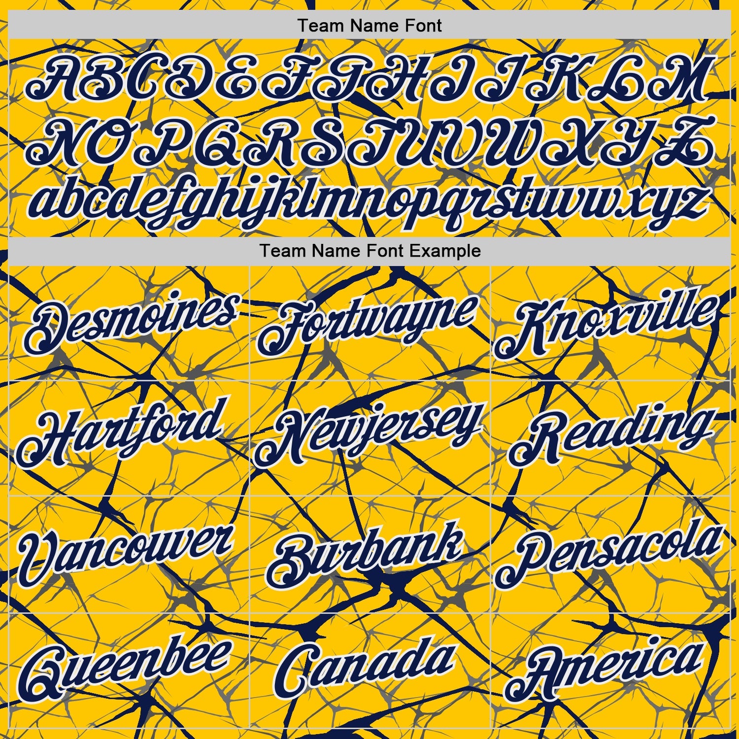 Custom Yellow Navy Gray-White Abstract Network Crackle Performance T-Shirt view 3