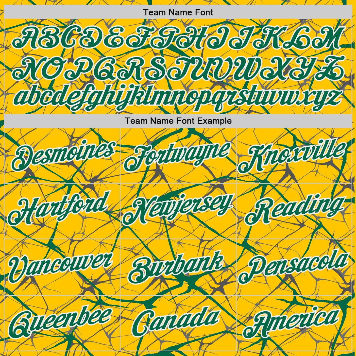 Custom Yellow Kelly Green Gray-White Abstract Network Crackle Performance T-Shirt view 3