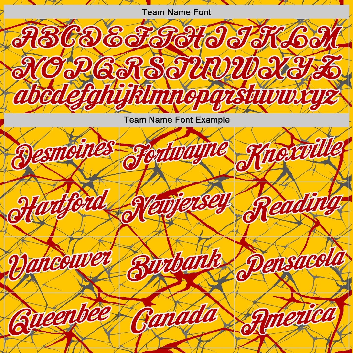 Custom Yellow Red Gray-White Abstract Network Crackle Performance T-Shirt view 3