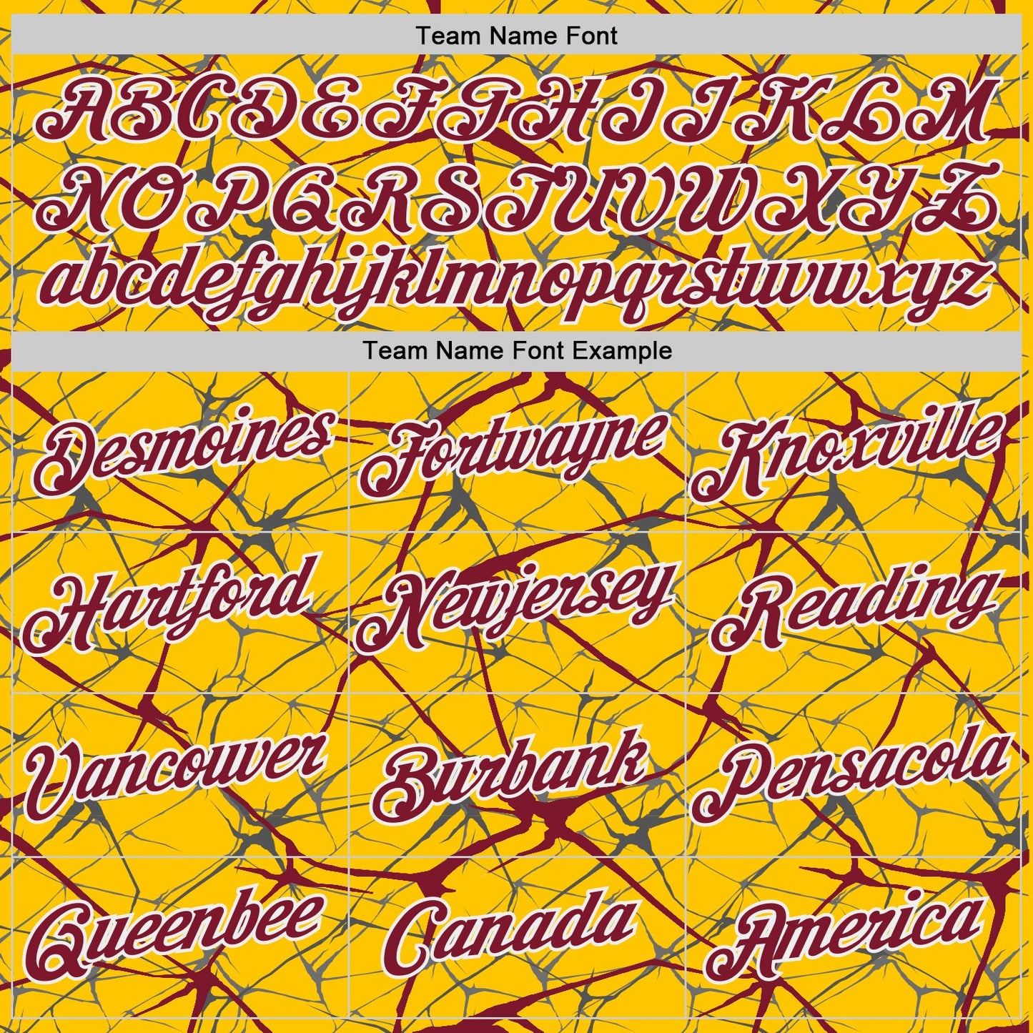 Custom Yellow Crimson Gray-White Abstract Network Crackle Performance T-Shirt view 3