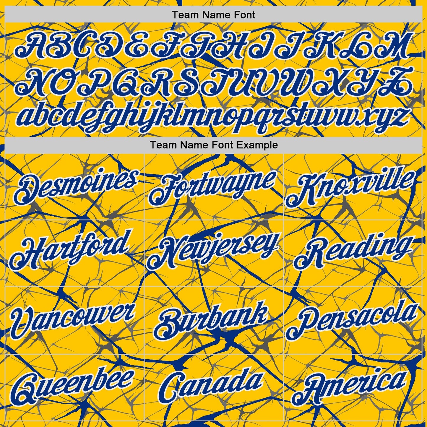 Custom Yellow Royal Gray-White Abstract Network Crackle Performance T-Shirt view 3