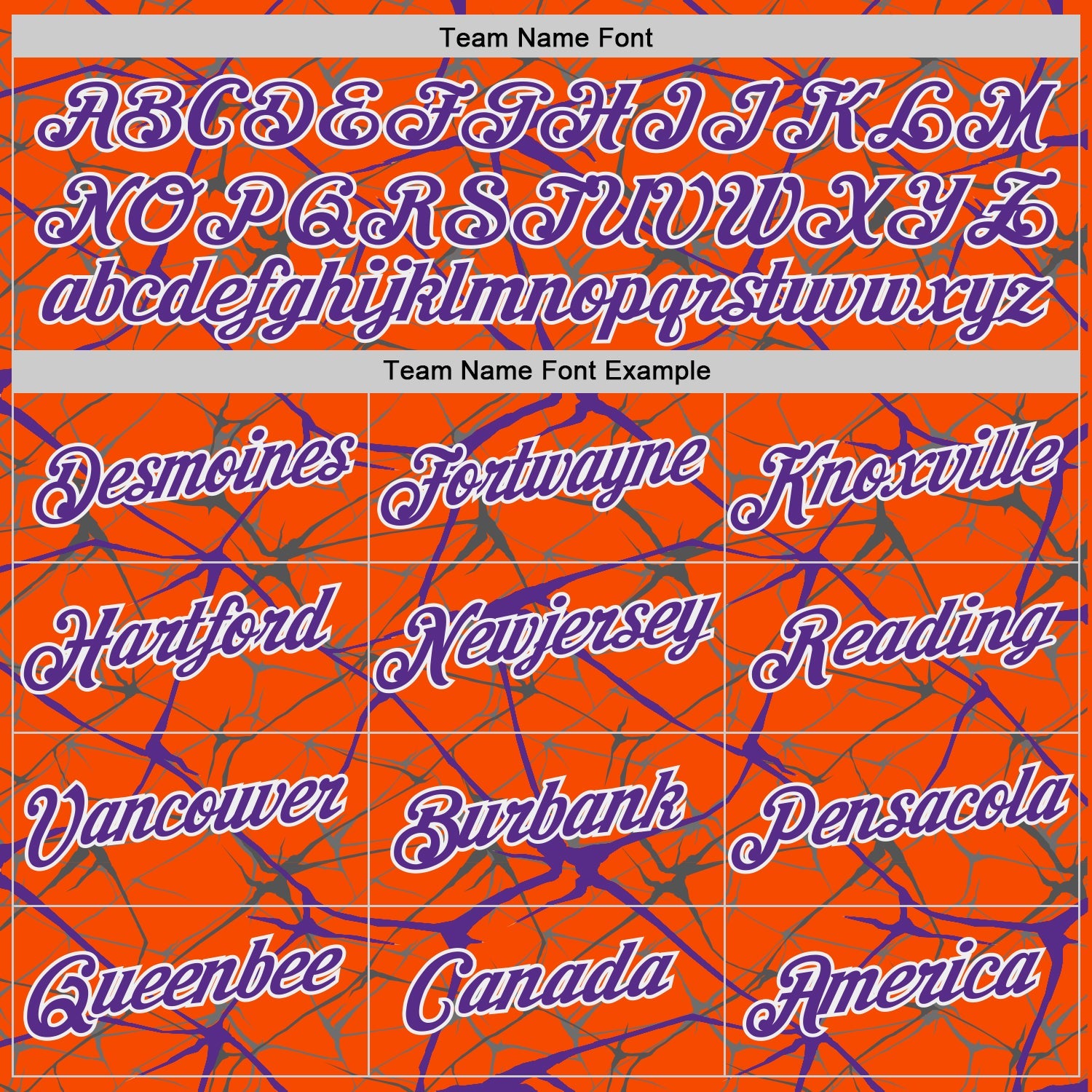 Custom Orange Purple Gray-White Abstract Network Crackle Performance T-Shirt view 3
