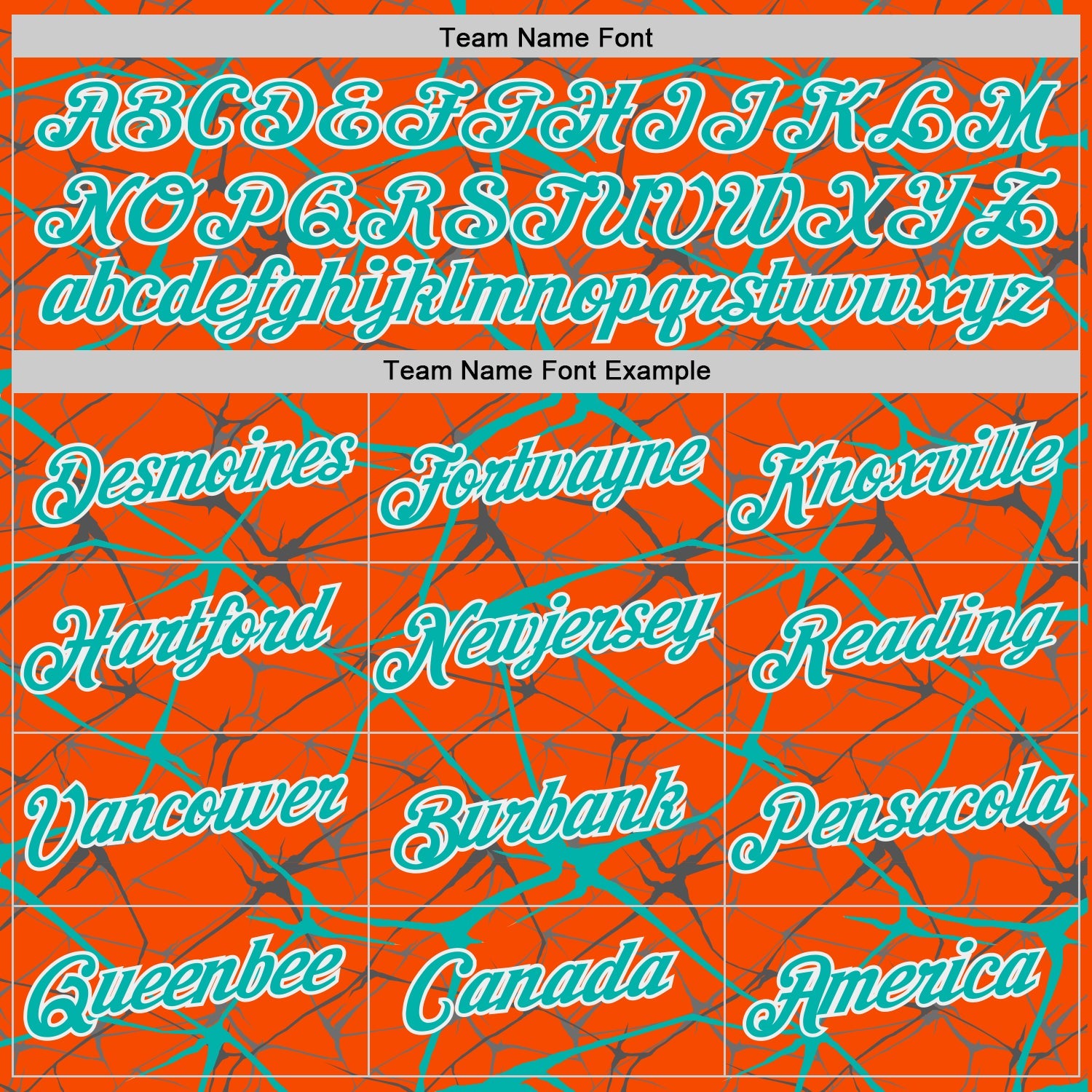 Custom Orange Aqua Gray-White Abstract Network Crackle Performance T-Shirt view 3