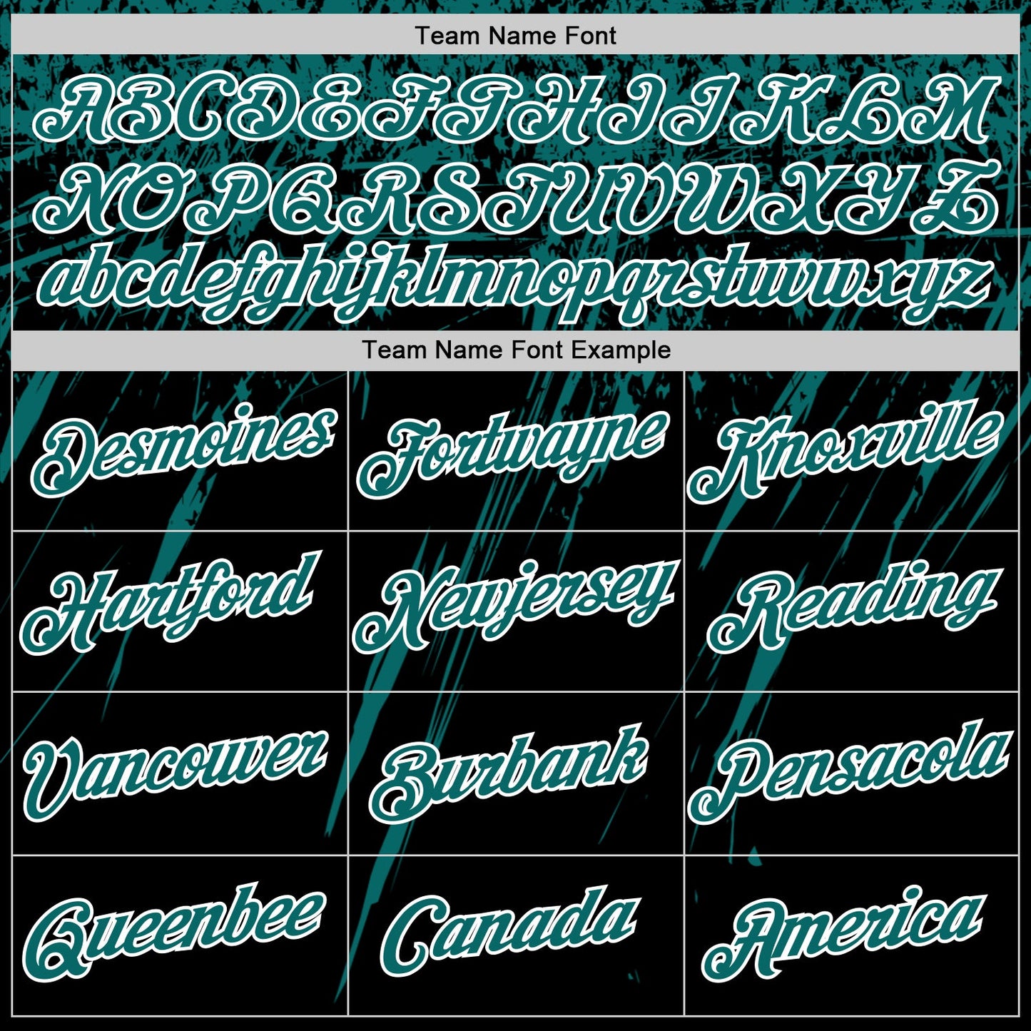 Custom Black Teal-White Distressed Scratch Brush Stroke Performance T-Shirt view 3
