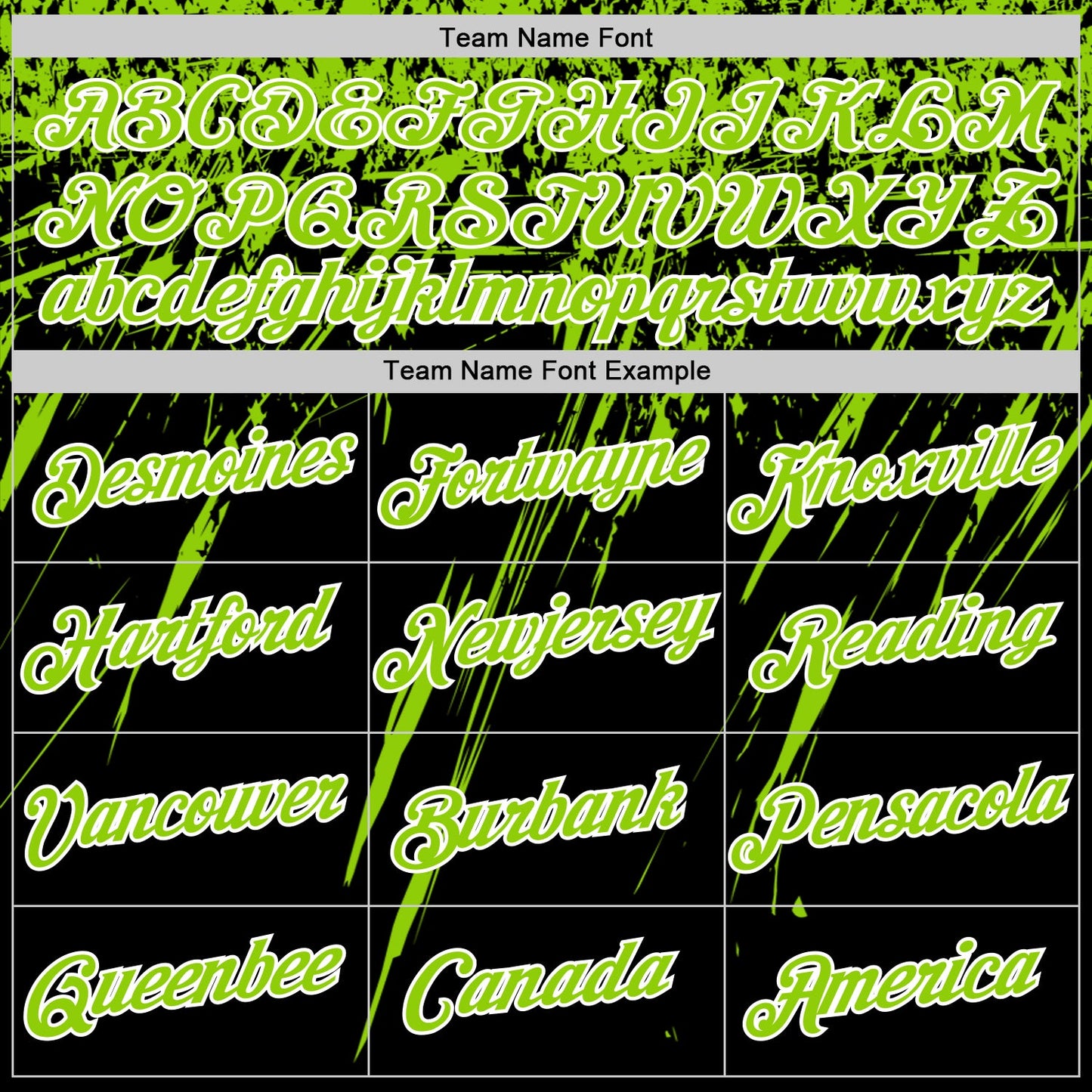 Custom Black Neon Green-White Distressed Scratch Brush Stroke Performance T-Shirt view 3