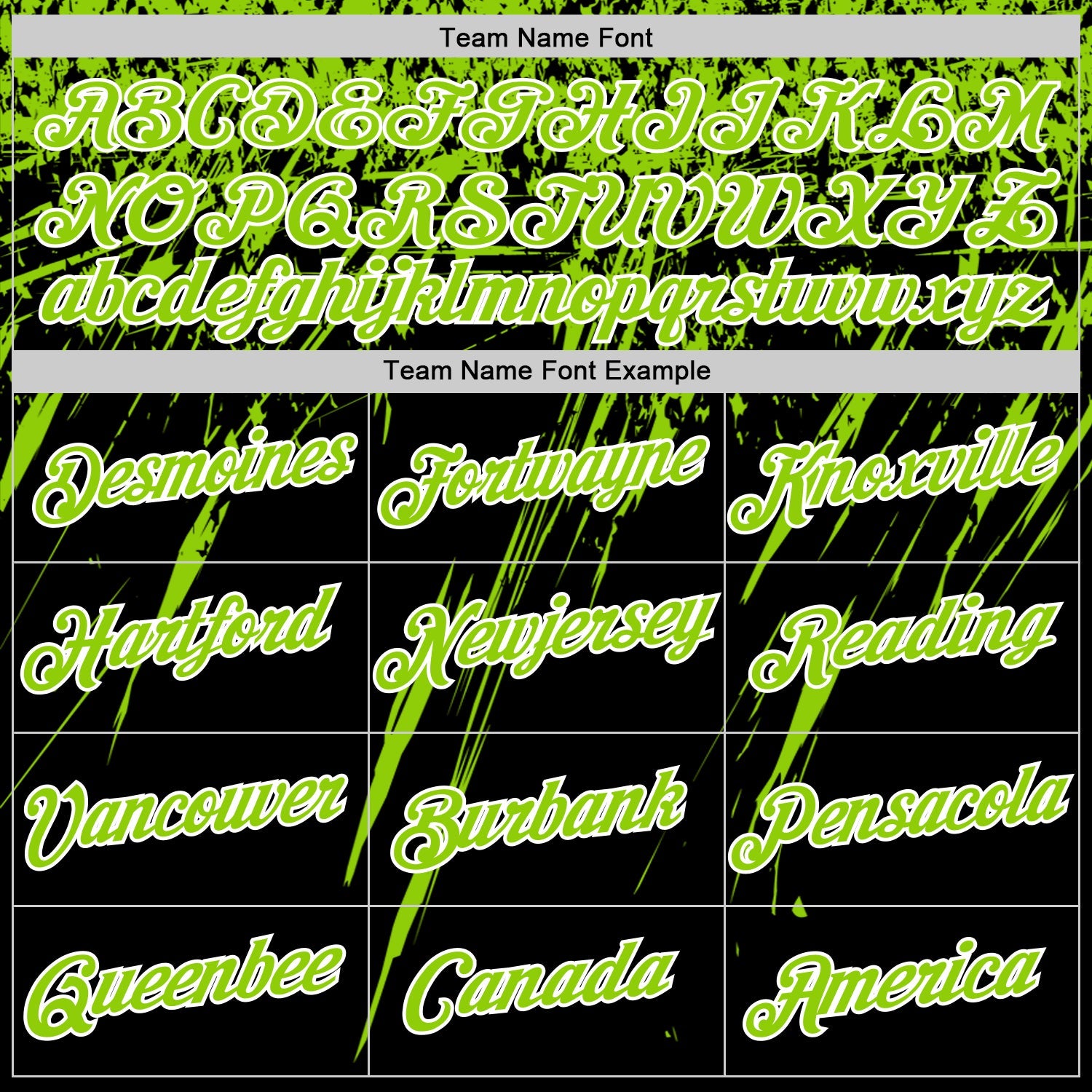 Custom Black Neon Green-White Distressed Scratch Brush Stroke Performance T-Shirt view 3