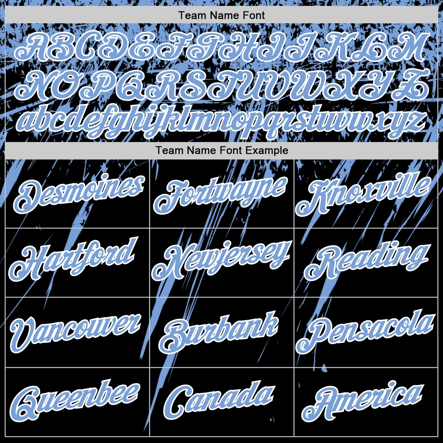 Custom Black Powder Blue-White Distressed Scratch Brush Stroke Performance T-Shirt view 3