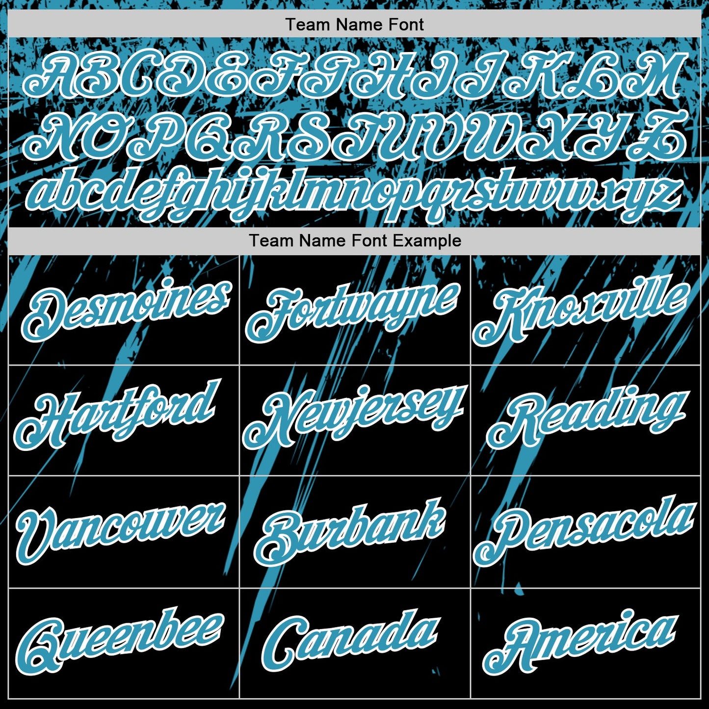 Custom Black Panther Blue-White Distressed Scratch Brush Stroke Performance T-Shirt view 3