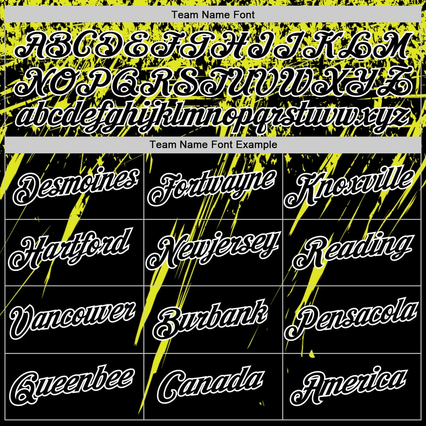 Custom Black Neon Yellow-White Distressed Scratch Brush Stroke Performance T-Shirt view 3