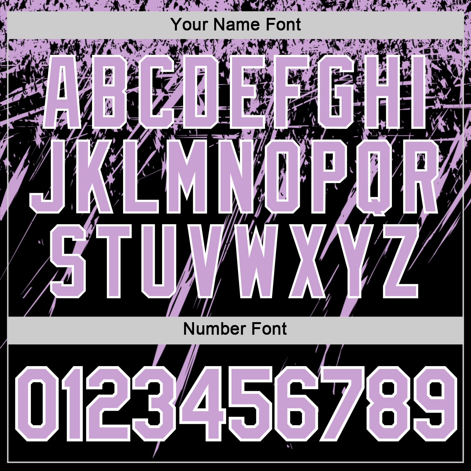 Custom Black Light Purple-White Distressed Scratch Brush Stroke Performance T-Shirt view 4