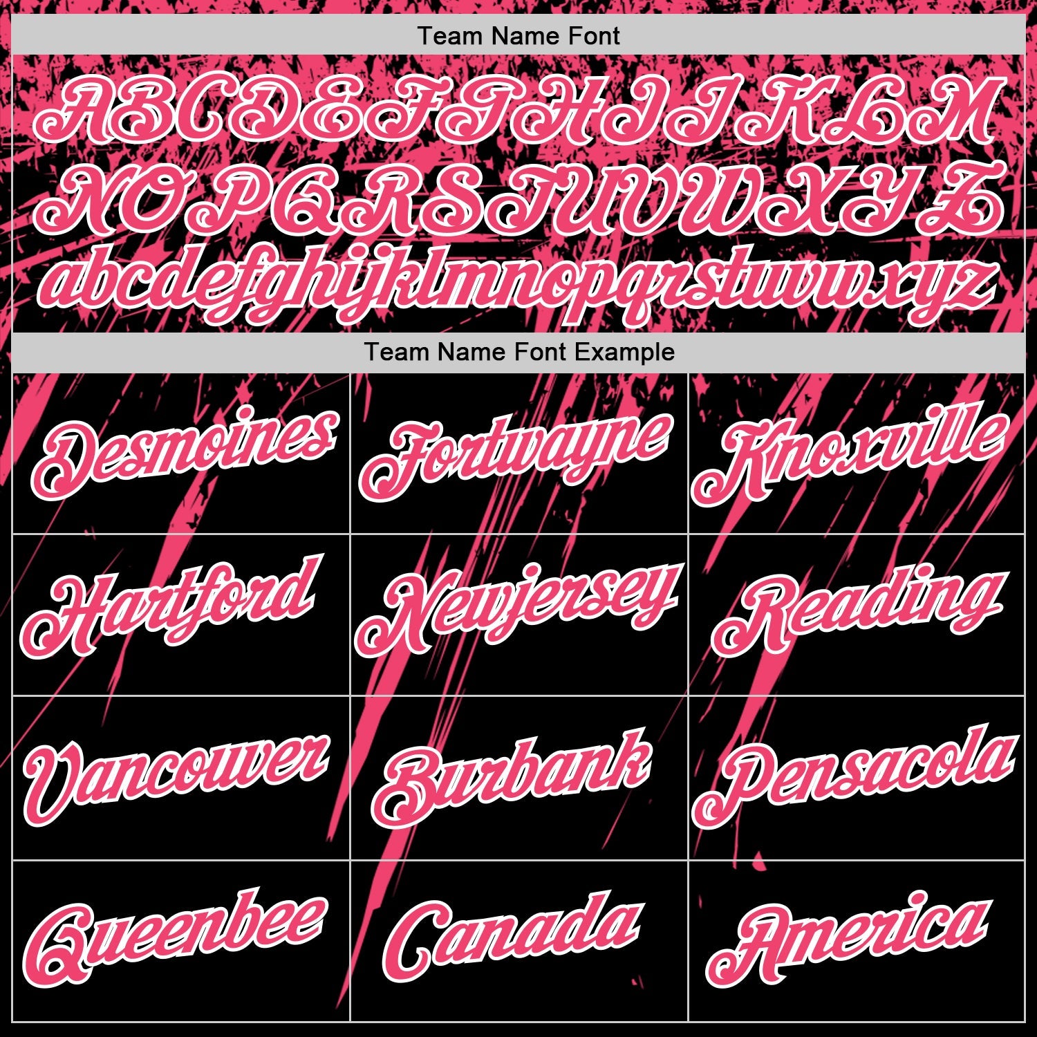 Custom Black Neon Pink-White Distressed Scratch Brush Stroke Performance T-Shirt view 3