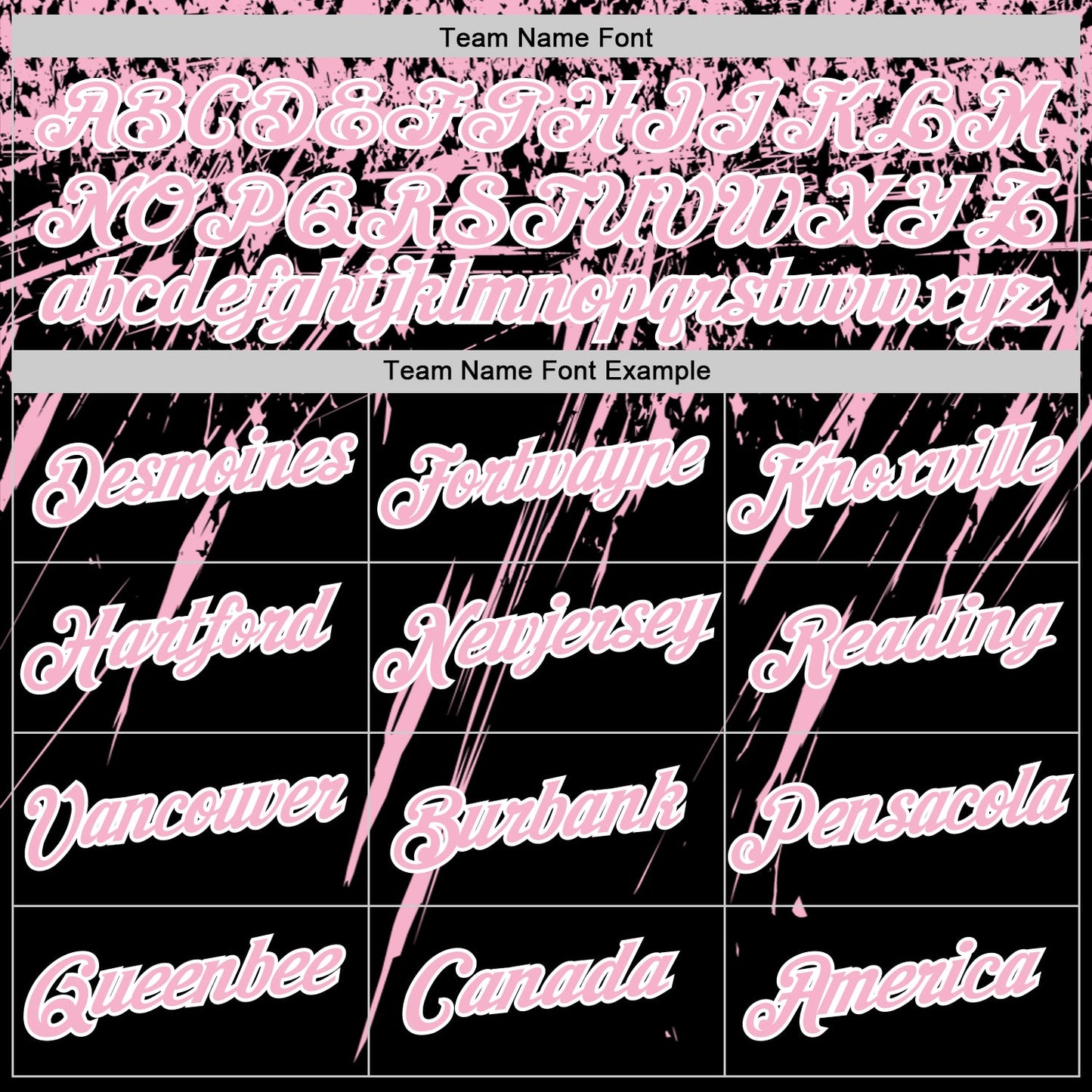 Custom Black Light Pink-White Distressed Scratch Brush Stroke Performance T-Shirt view 3