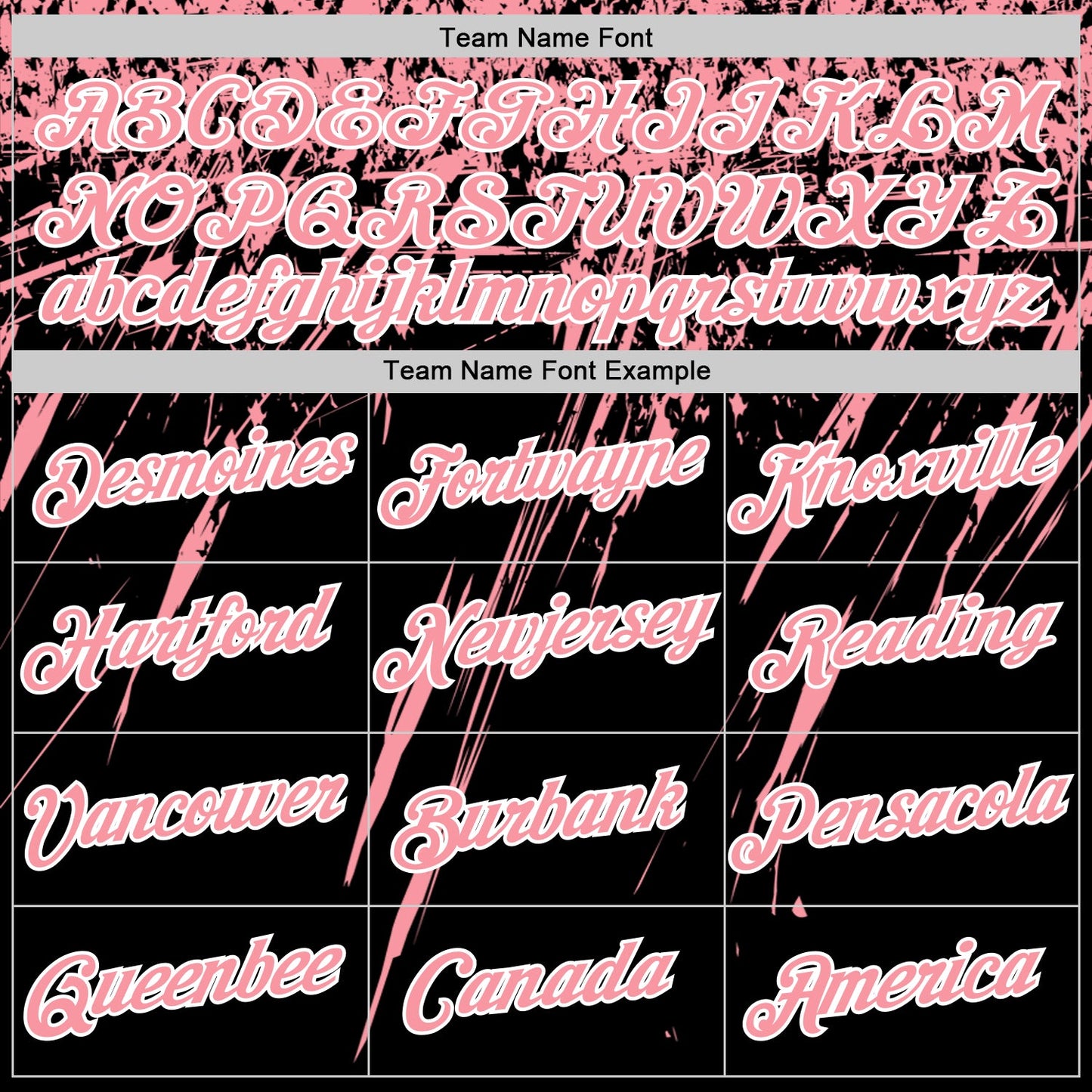 Custom Black Medium Pink-White Distressed Scratch Brush Stroke Performance T-Shirt view 3