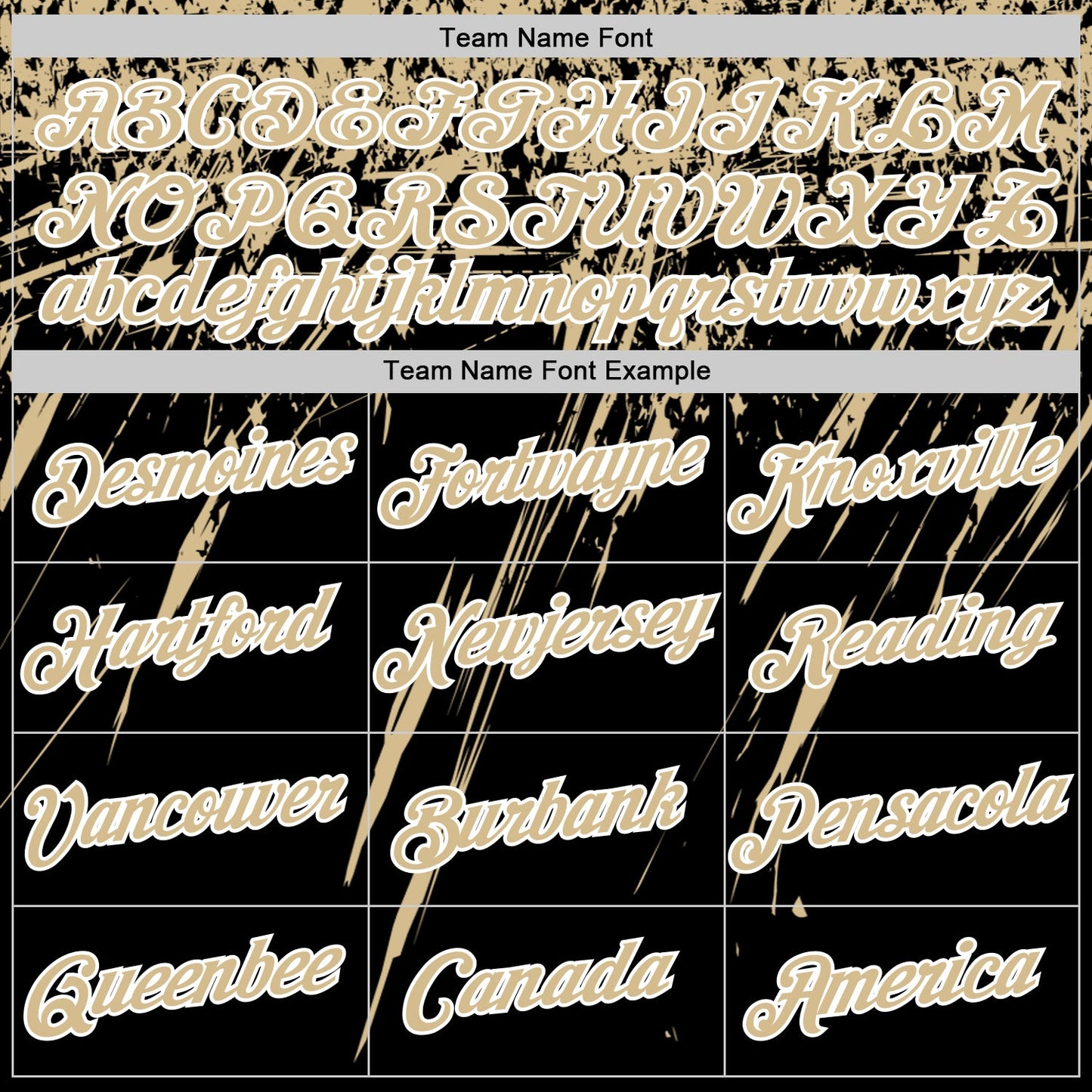 Custom Black Vegas Gold-White Distressed Scratch Brush Stroke Performance T-Shirt view 3