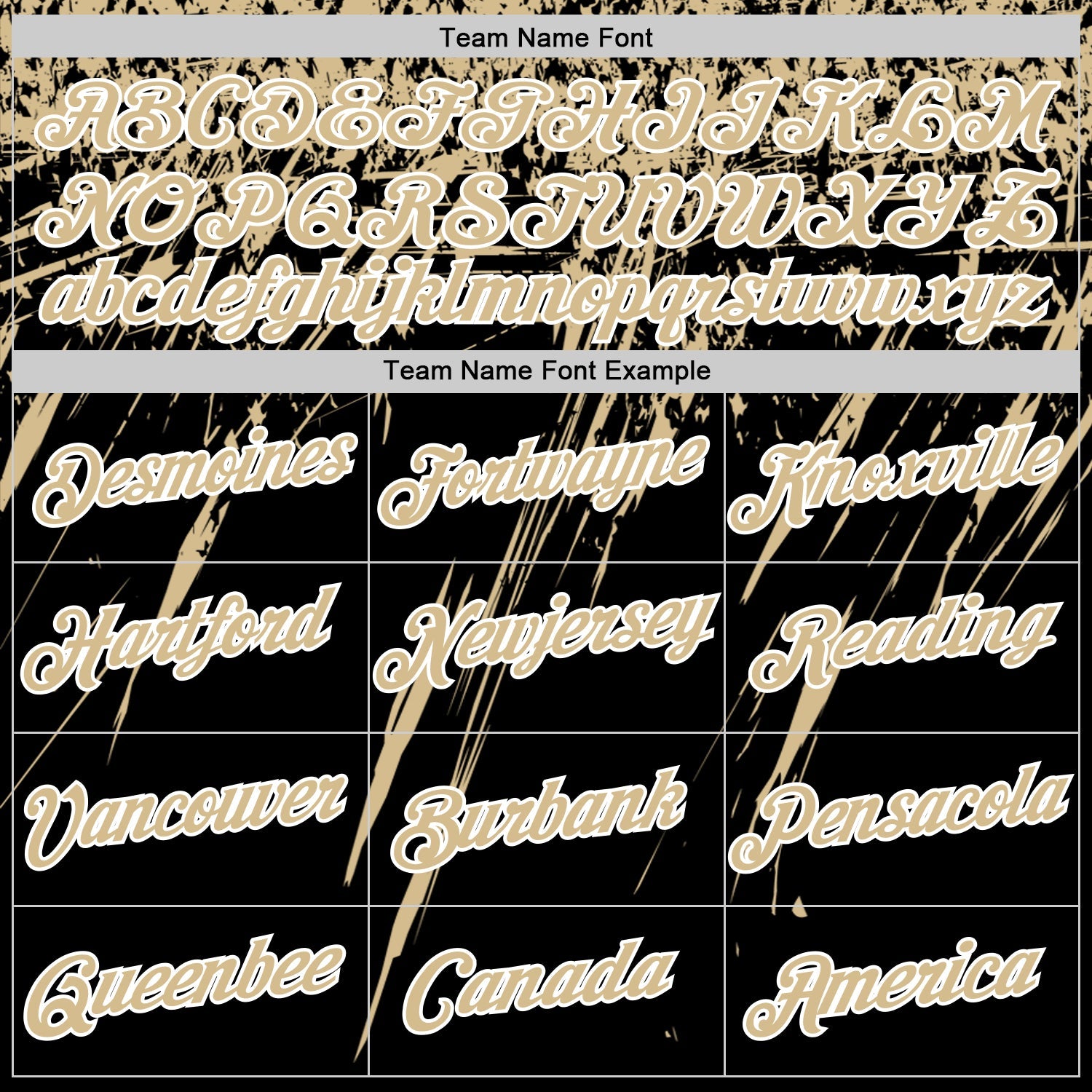 Custom Black Vegas Gold-White Distressed Scratch Brush Stroke Performance T-Shirt view 3