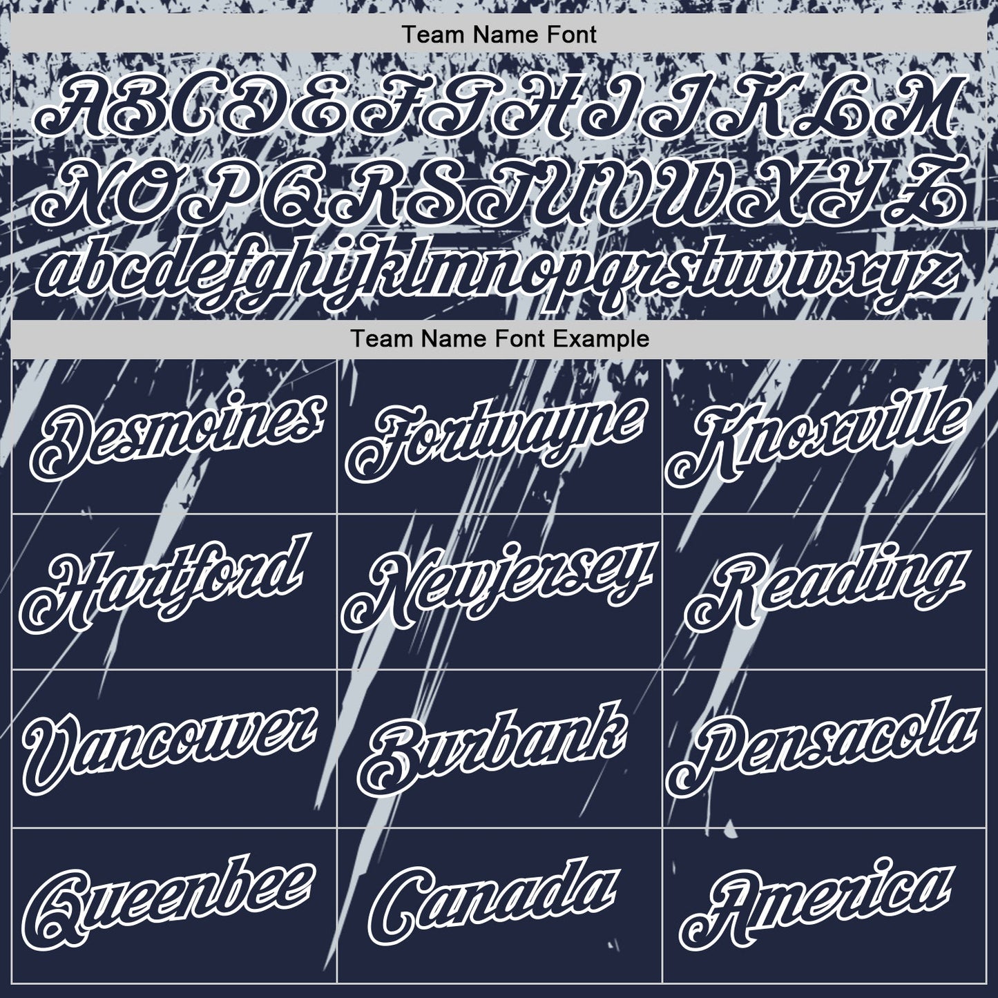Custom Navy Silver-White Distressed Scratch Brush Stroke Performance T-Shirt view 3