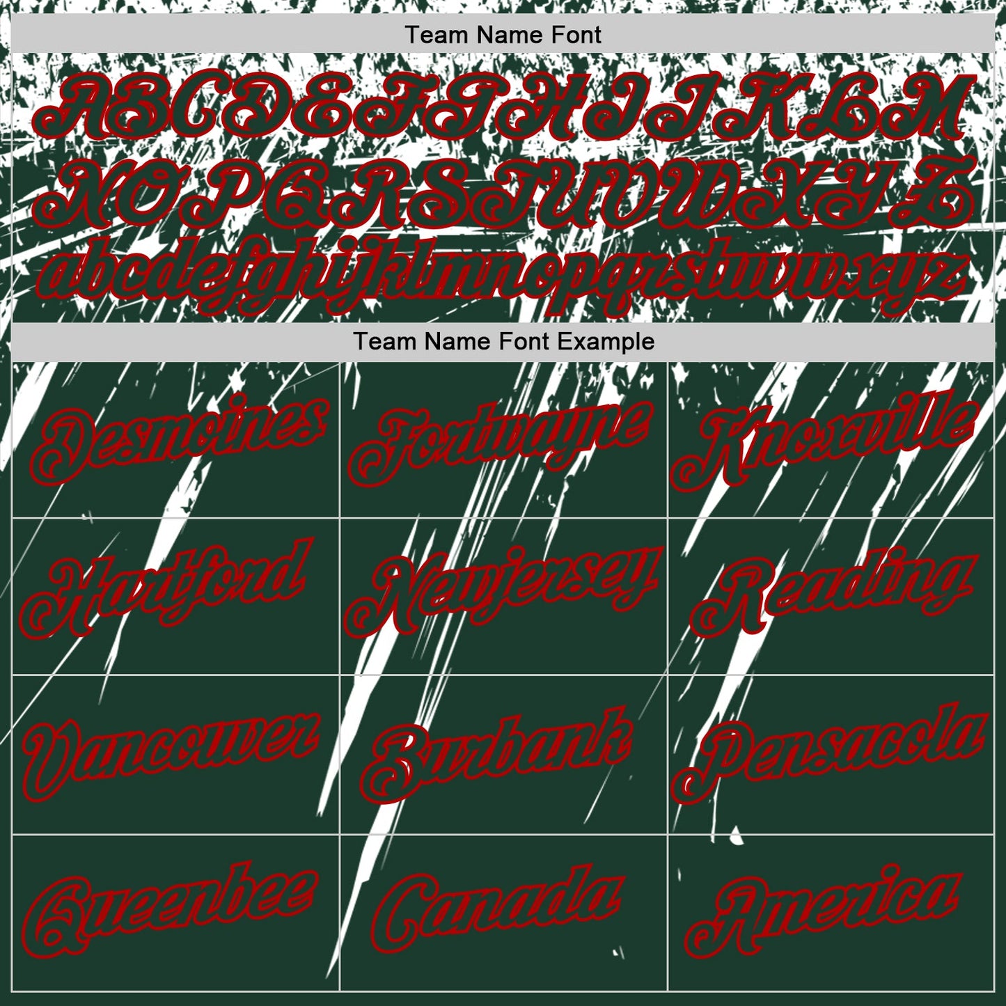 Custom Green White-Red Distressed Scratch Brush Stroke Performance T-Shirt view 3