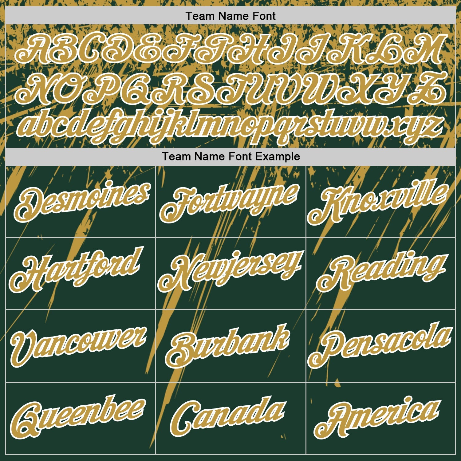 Custom Green Old Gold-White Distressed Scratch Brush Stroke Performance T-Shirt view 3
