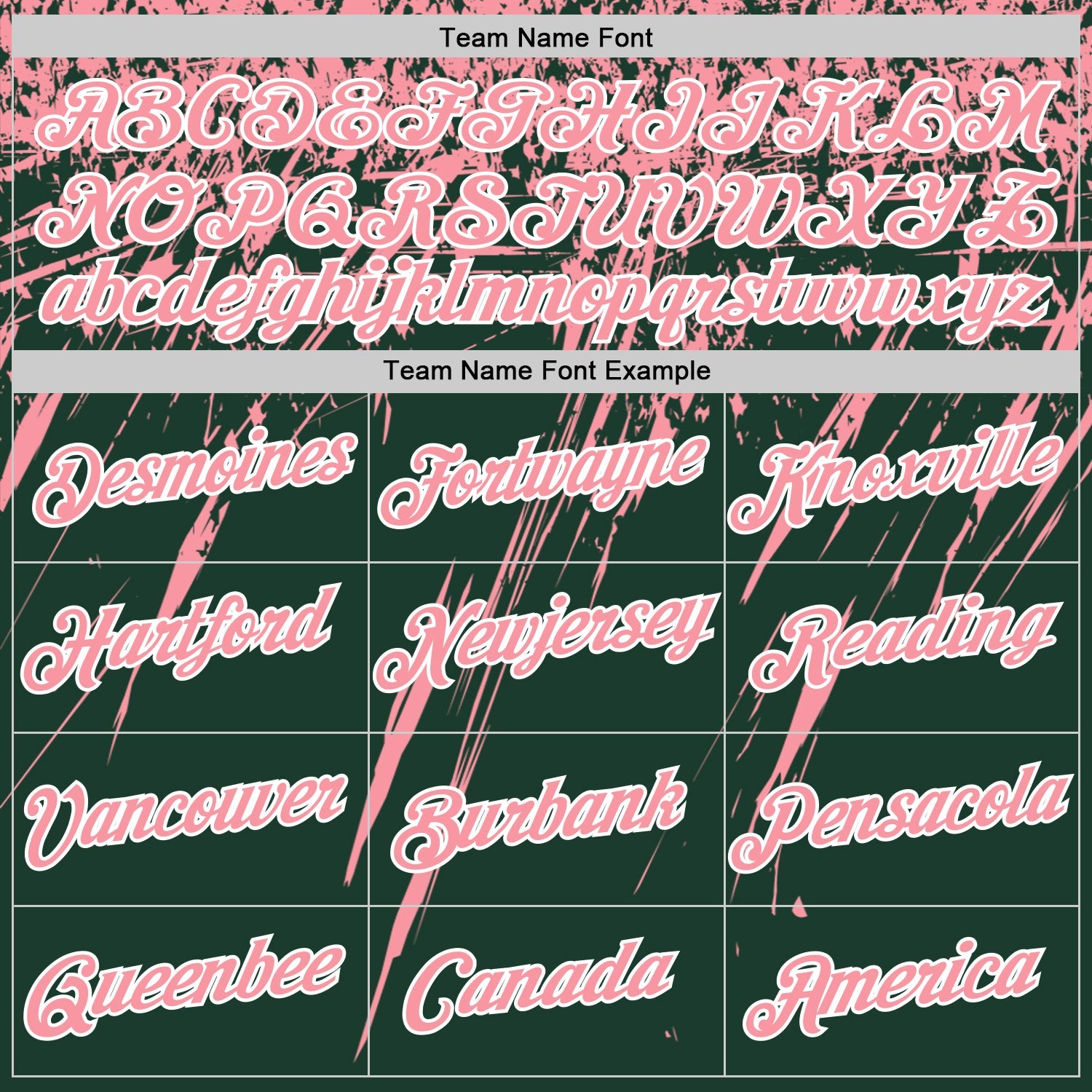 Custom Green Medium Pink-White Distressed Scratch Brush Stroke Performance T-Shirt view 3