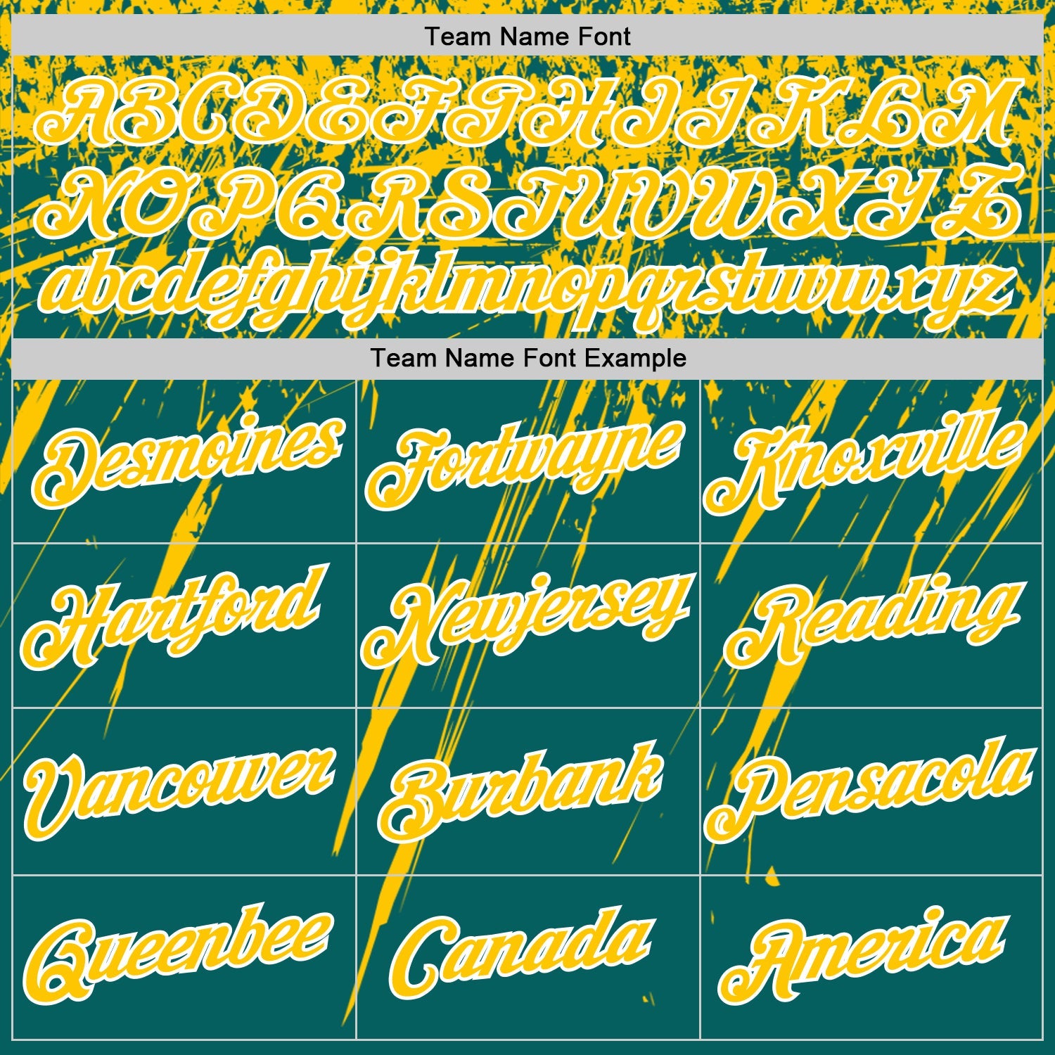 Custom Teal Yellow-White Distressed Scratch Brush Stroke Performance T-Shirt view 3