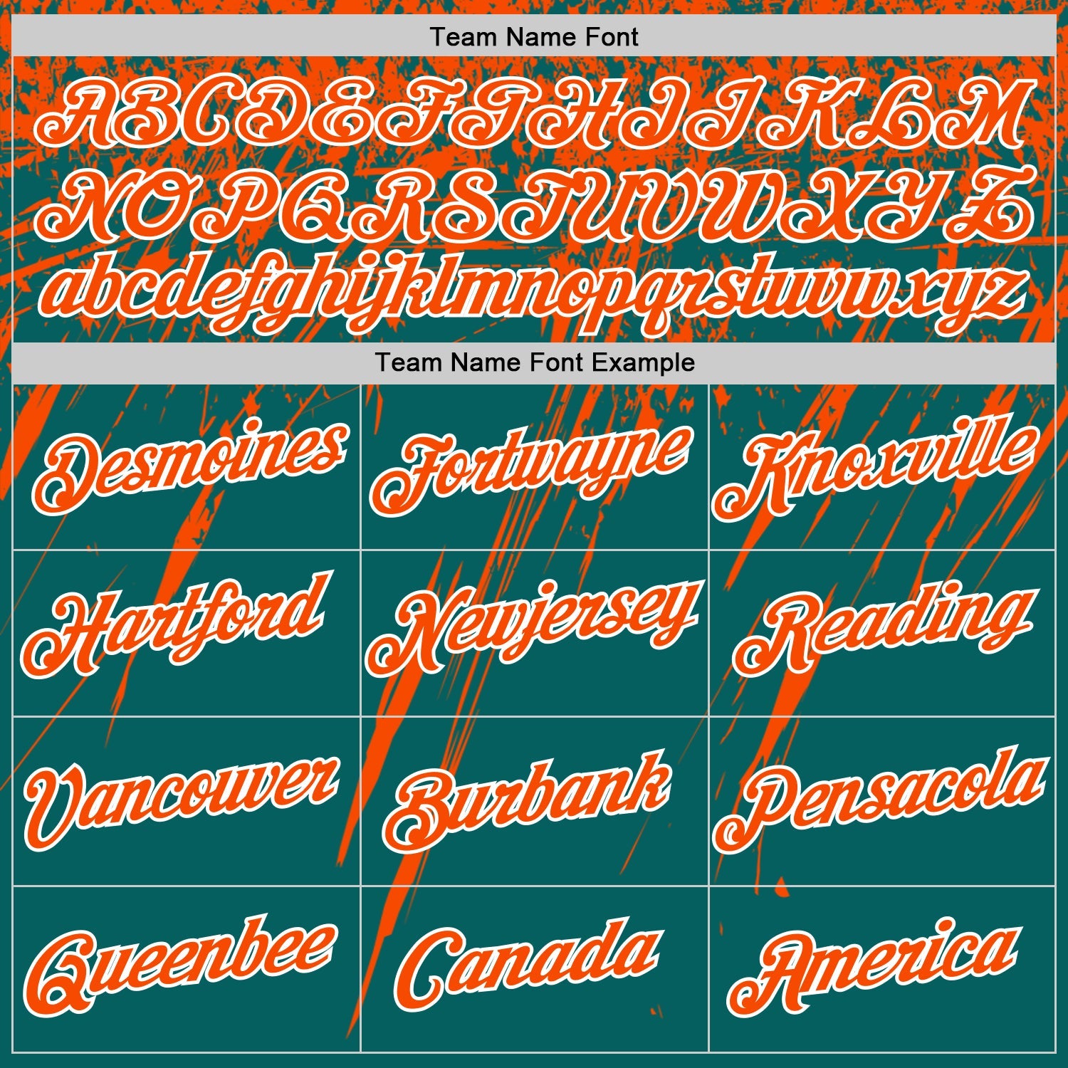 Custom Teal Orange-White Distressed Scratch Brush Stroke Performance T-Shirt view 3