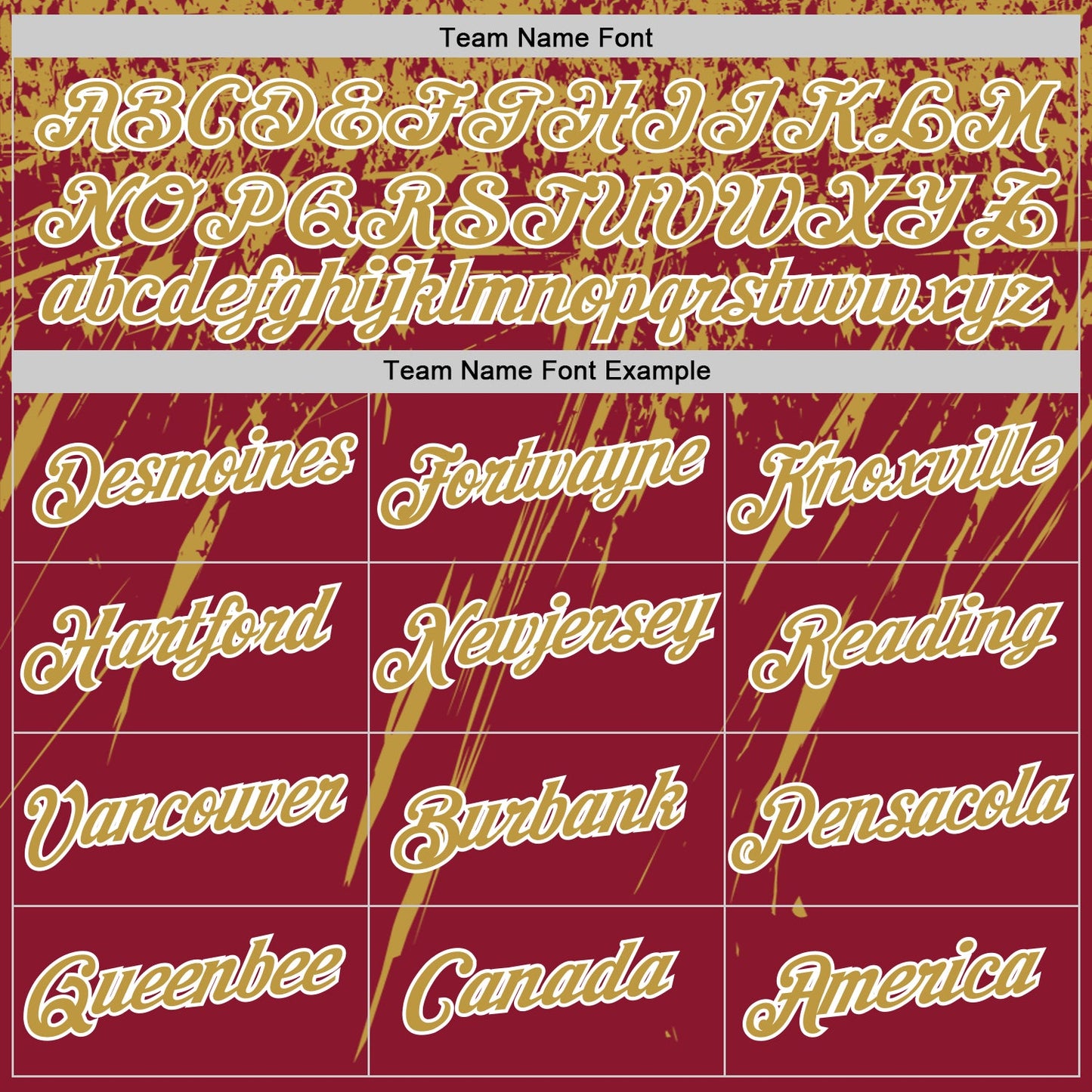 Custom Crimson Old Gold-White Distressed Scratch Brush Stroke Performance T-Shirt view 3