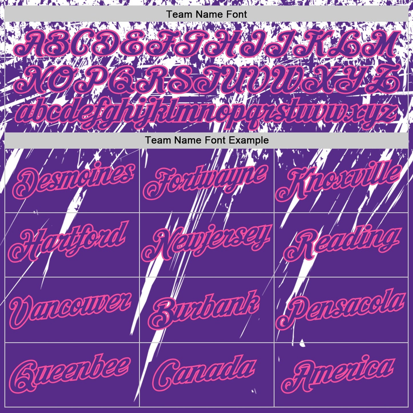 Custom Purple White-Pink Distressed Scratch Brush Stroke Performance T-Shirt view 3