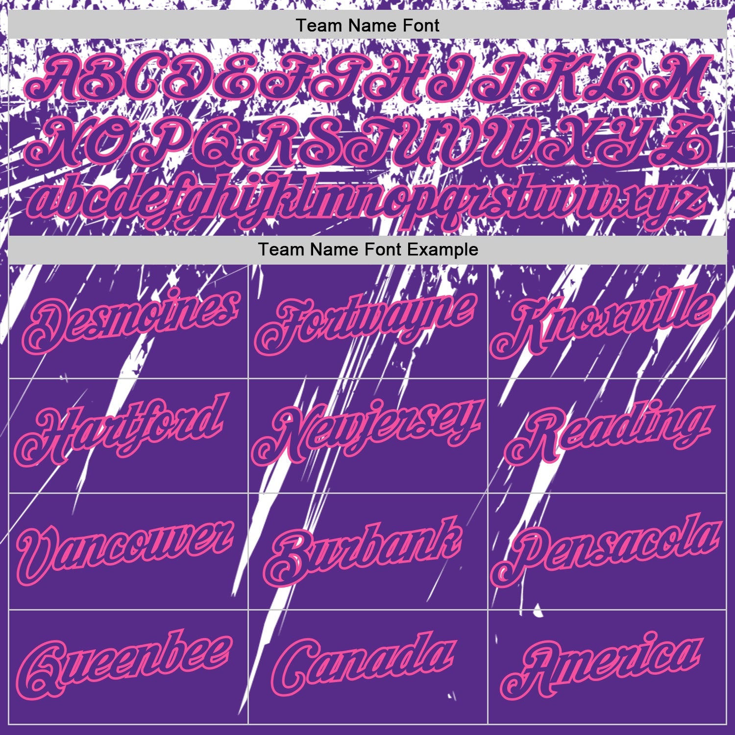 Custom Purple White-Pink Distressed Scratch Brush Stroke Performance T-Shirt view 3