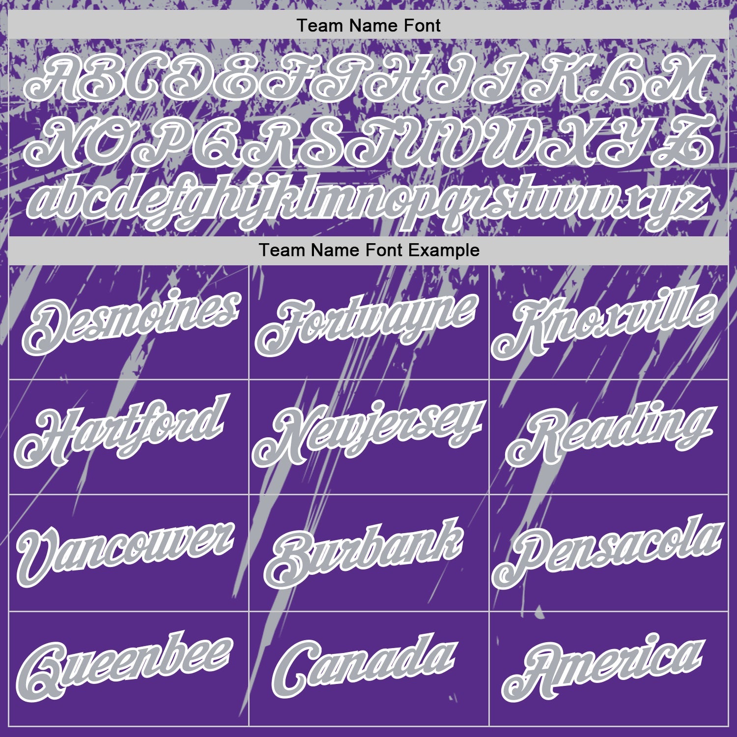 Custom Purple Gray-White Distressed Scratch Brush Stroke Performance T-Shirt view 3