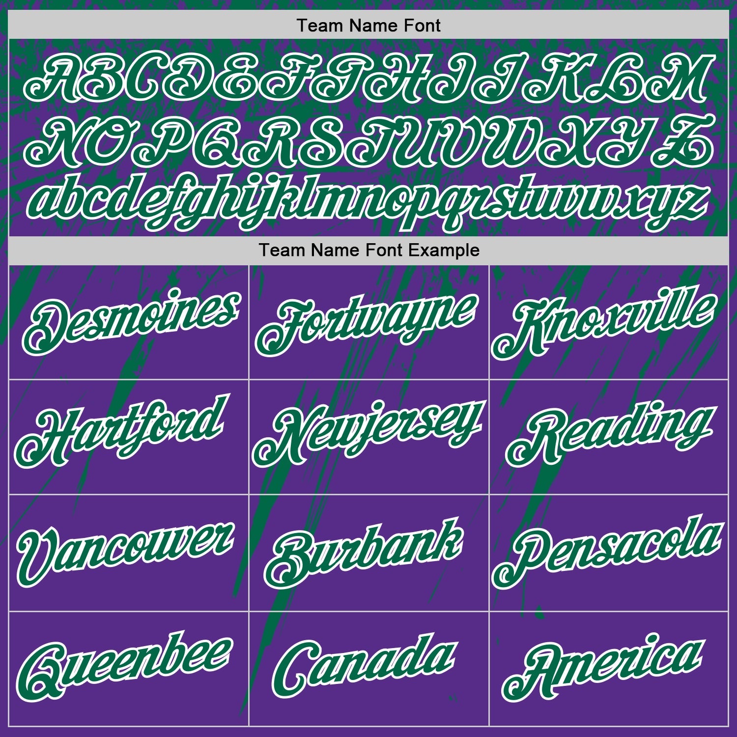 Custom Purple Kelly Green-White Distressed Scratch Brush Stroke Performance T-Shirt view 3
