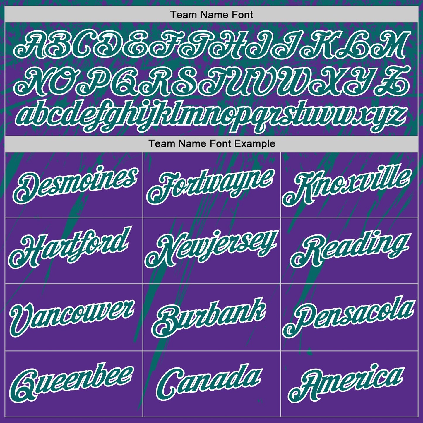 Custom Purple Teal-White Distressed Scratch Brush Stroke Performance T-Shirt view 3