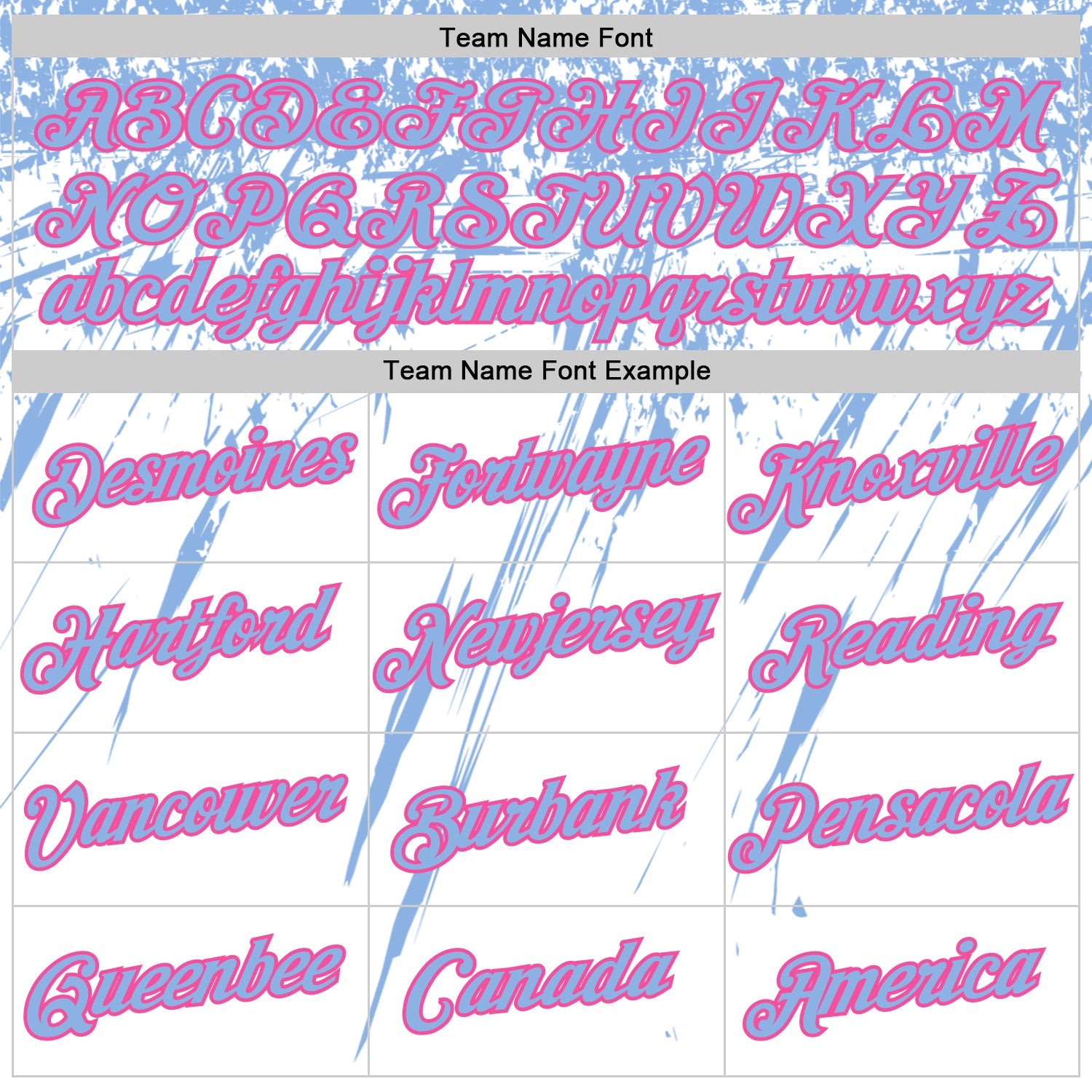 Custom White Light Blue-Pink Distressed Scratch Brush Stroke Performance T-Shirt view 3