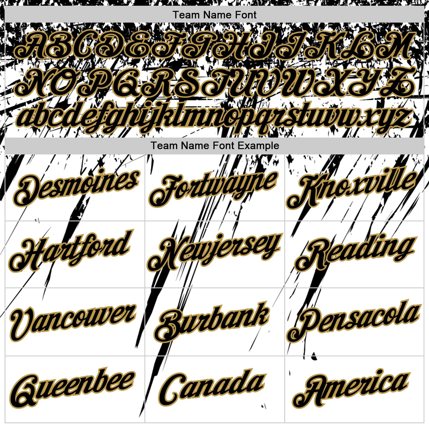 Custom White Black-Old Gold Distressed Scratch Brush Stroke Performance T-Shirt view 3