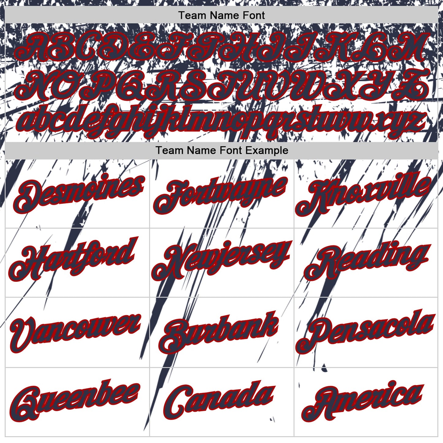 Custom White Navy-Red Distressed Scratch Brush Stroke Performance T-Shirt view 3
