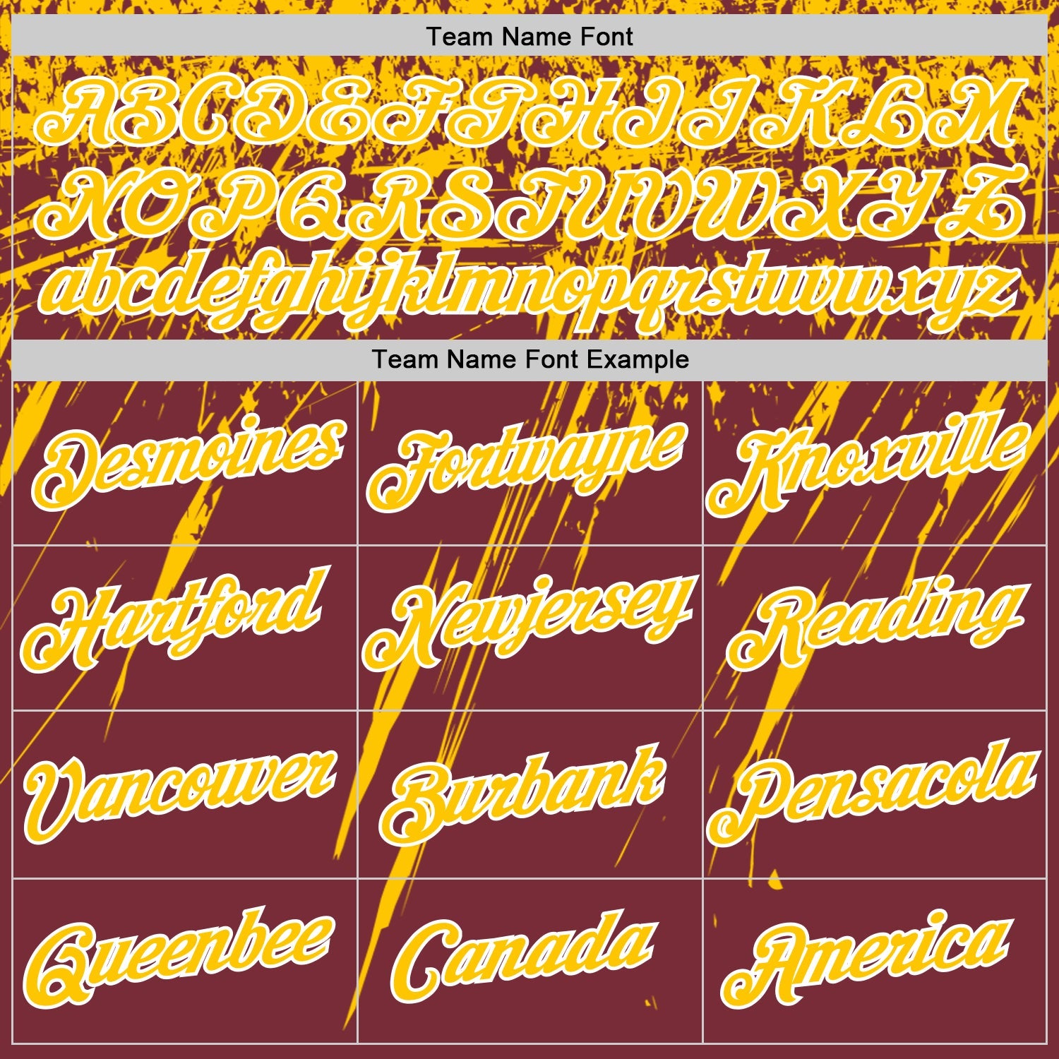 Custom Burgundy Yellow-White Distressed Scratch Brush Stroke Performance T-Shirt view 3