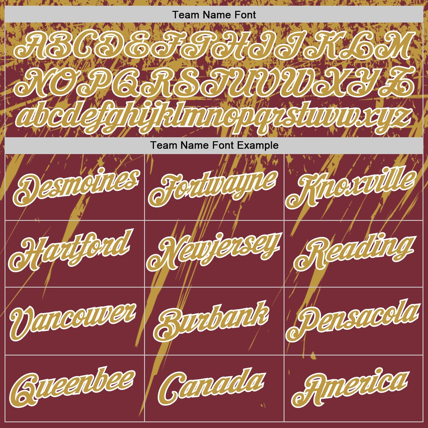 Custom Burgundy Old Gold-White Distressed Scratch Brush Stroke Performance T-Shirt view 3