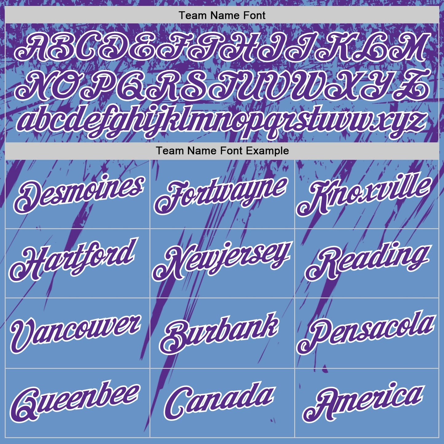 Custom Light Blue Purple-White Distressed Scratch Brush Stroke Performance T-Shirt view 3
