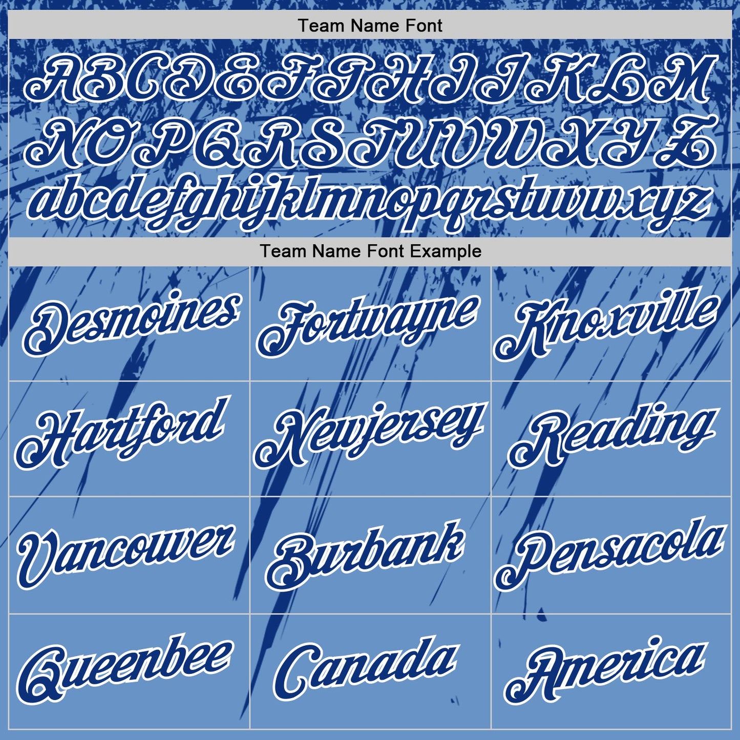 Custom Light Blue Royal-White Distressed Scratch Brush Stroke Performance T-Shirt view 3