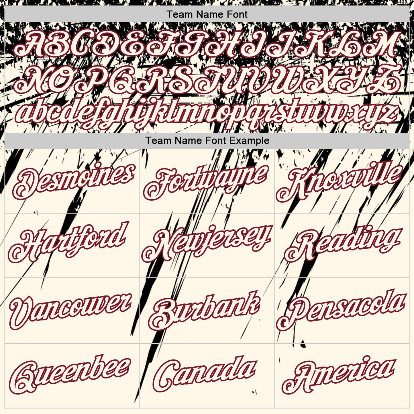 Custom Cream Black-Crimson Distressed Scratch Brush Stroke Performance T-Shirt view 3