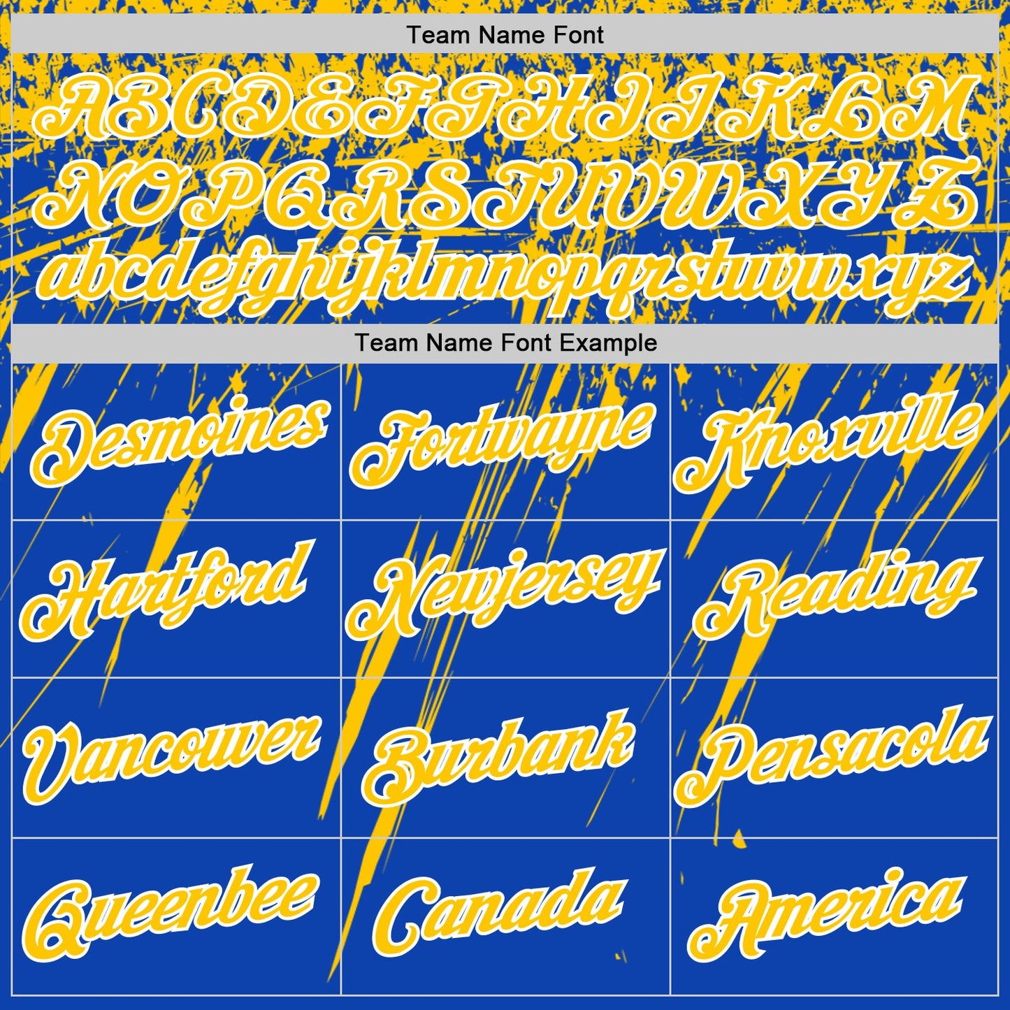 Custom Thunder Blue Yellow-White Distressed Scratch Brush Stroke Performance T-Shirt view 3