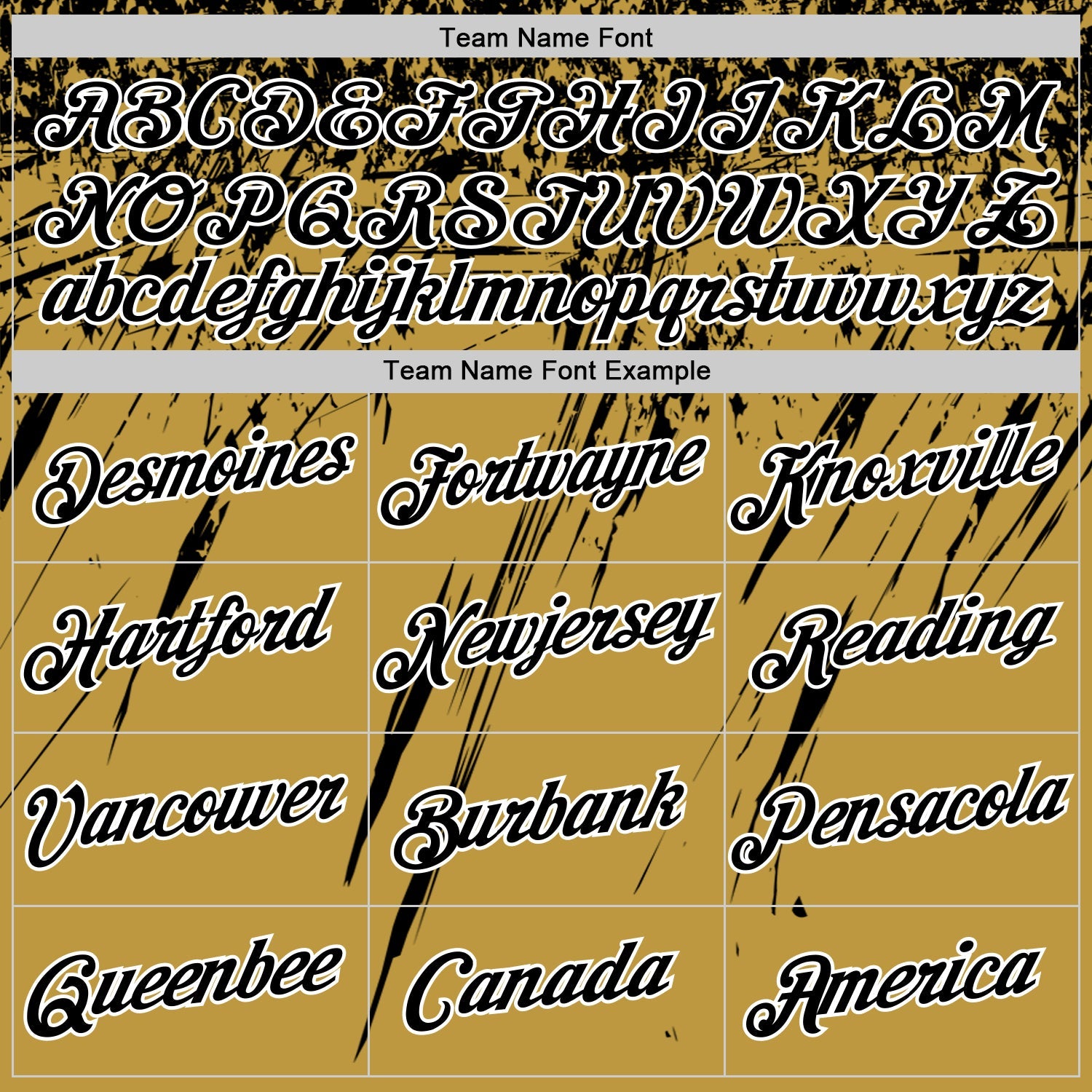 Custom Old Gold Black-White Distressed Scratch Brush Stroke Performance T-Shirt view 3