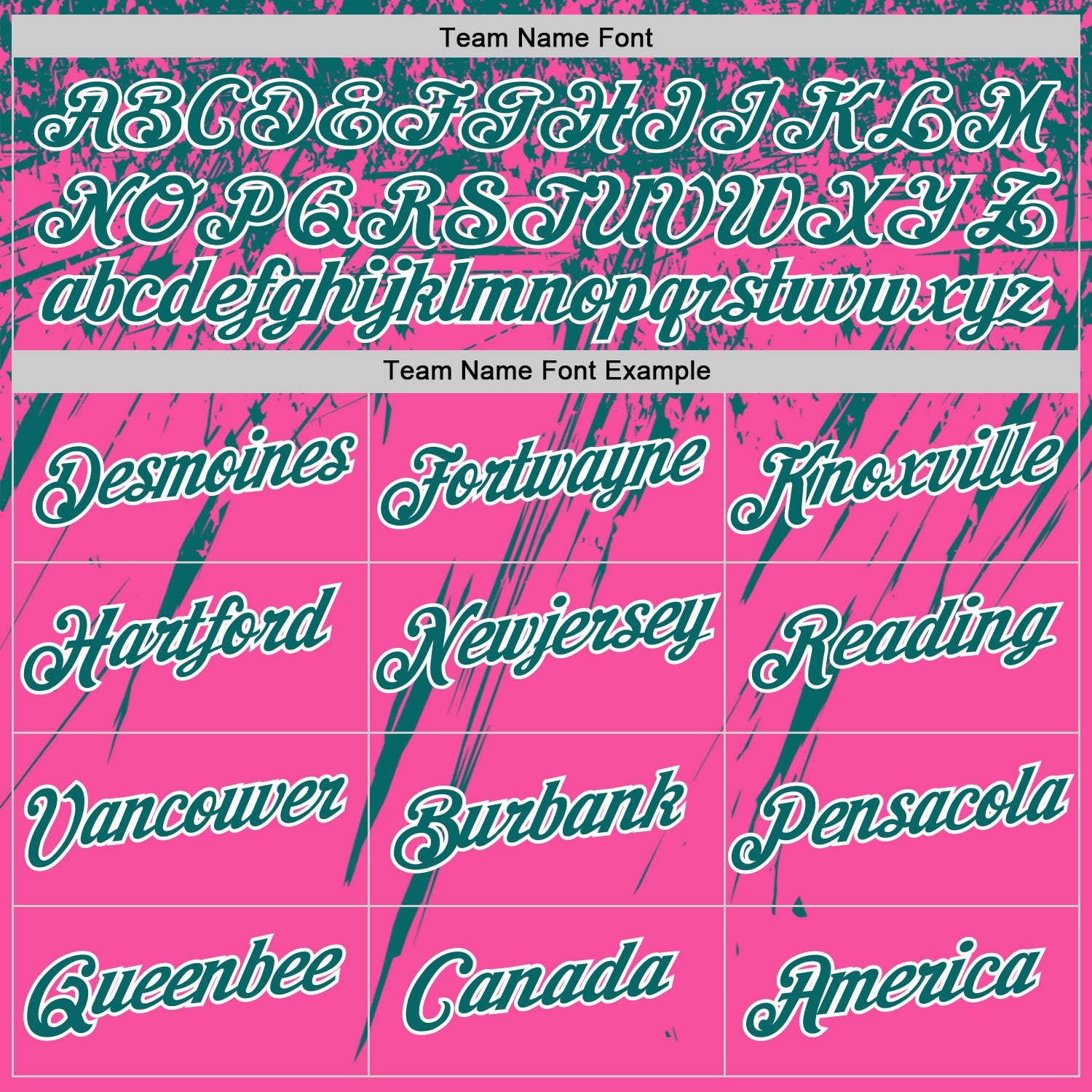 Custom Pink Teal-White Distressed Scratch Brush Stroke Performance T-Shirt view 3