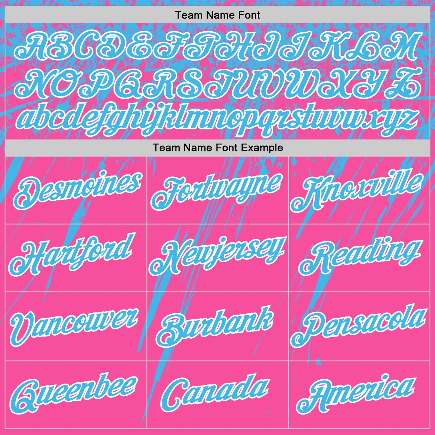 Custom Pink Sky Blue-White Distressed Scratch Brush Stroke Performance T-Shirt view 3