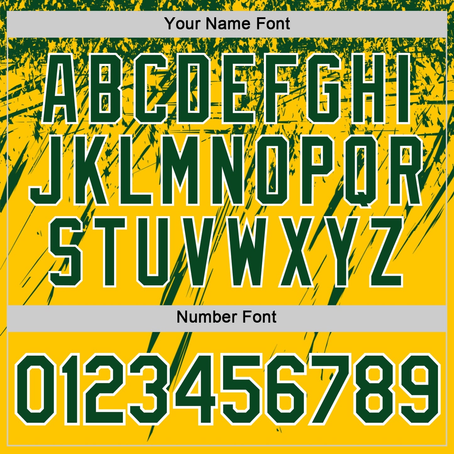 Custom Yellow Green-White Distressed Scratch Brush Stroke Performance T-Shirt view 4