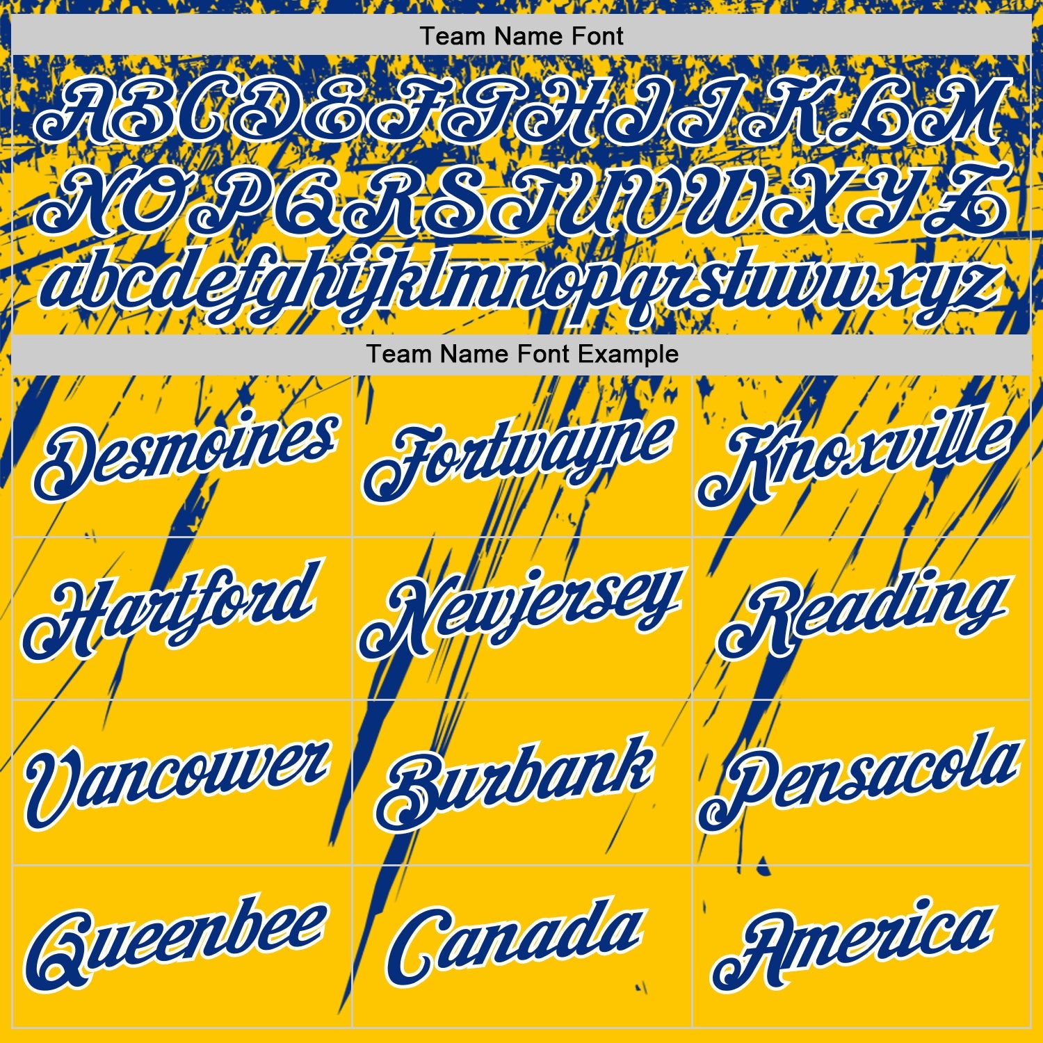 Custom Yellow Royal-White Distressed Scratch Brush Stroke Performance T-Shirt view 3