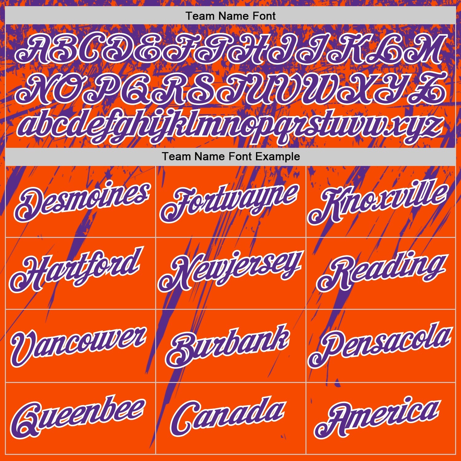 Custom Orange Purple-White Distressed Scratch Brush Stroke Performance T-Shirt view 3