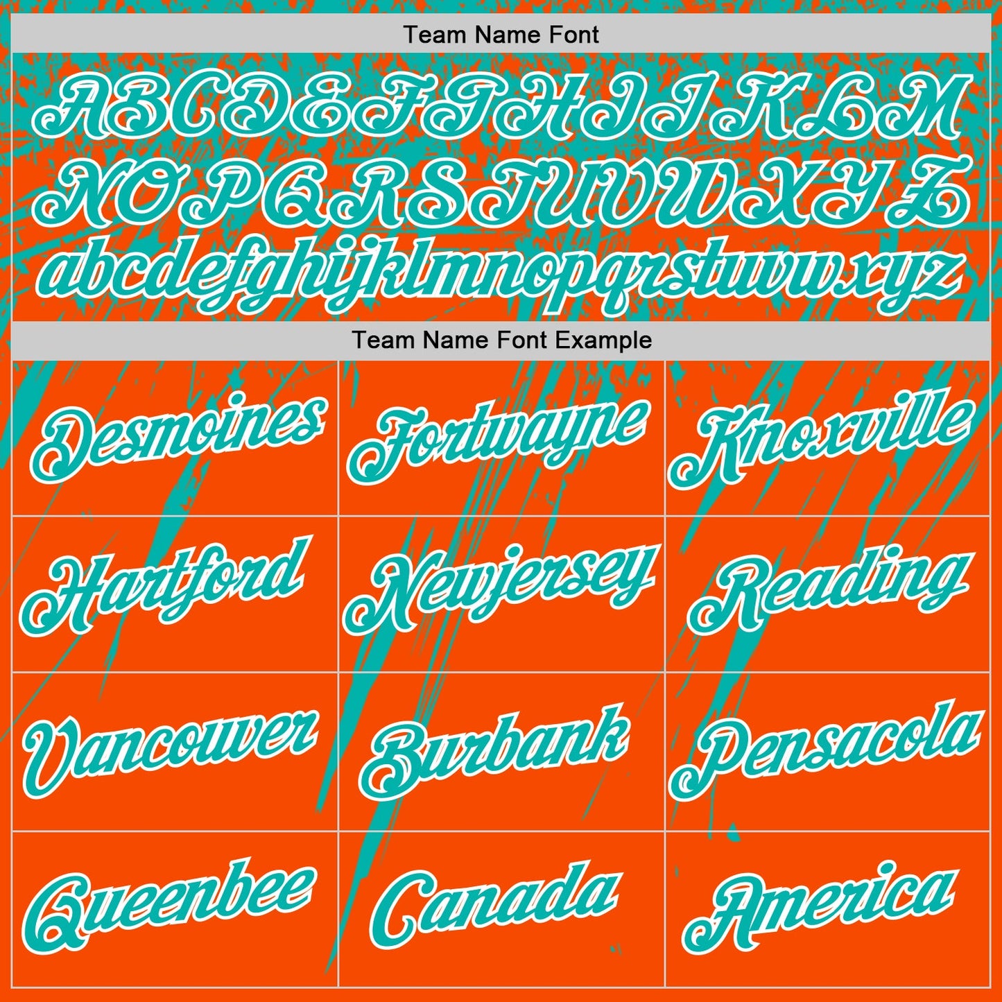 Custom Orange Aqua-White Distressed Scratch Brush Stroke Performance T-Shirt view 3